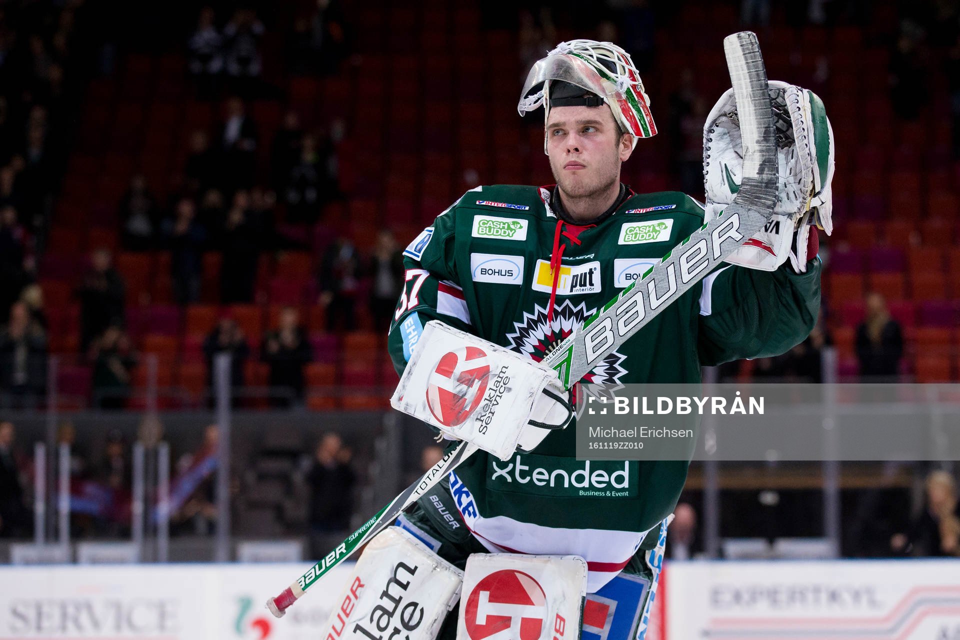 Frölundas målvakt Johan Gustafsson vald till  matchens