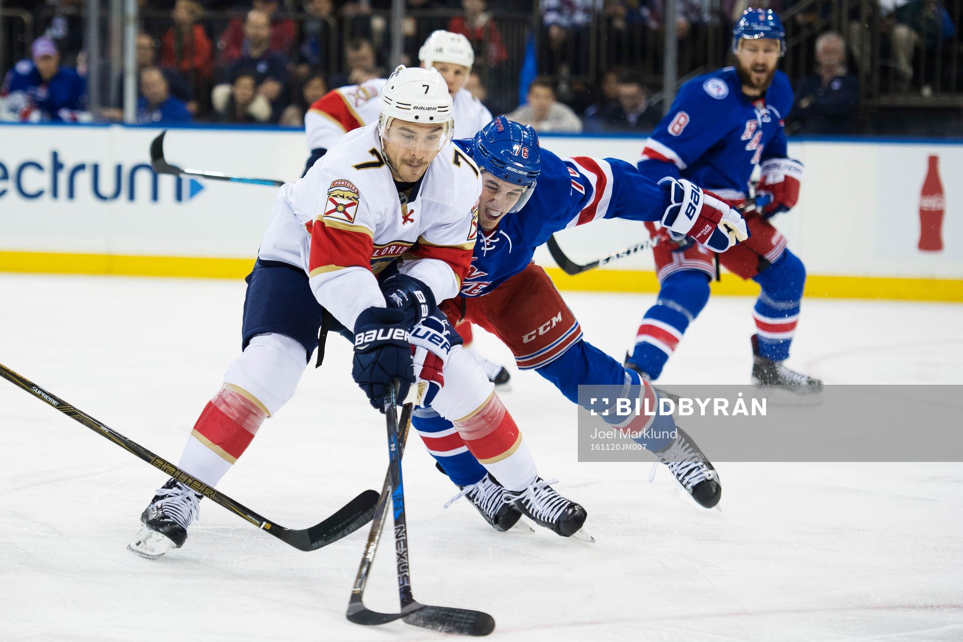 Floridas Colton Sceviour utmanas av New Yorks Brady Skjei