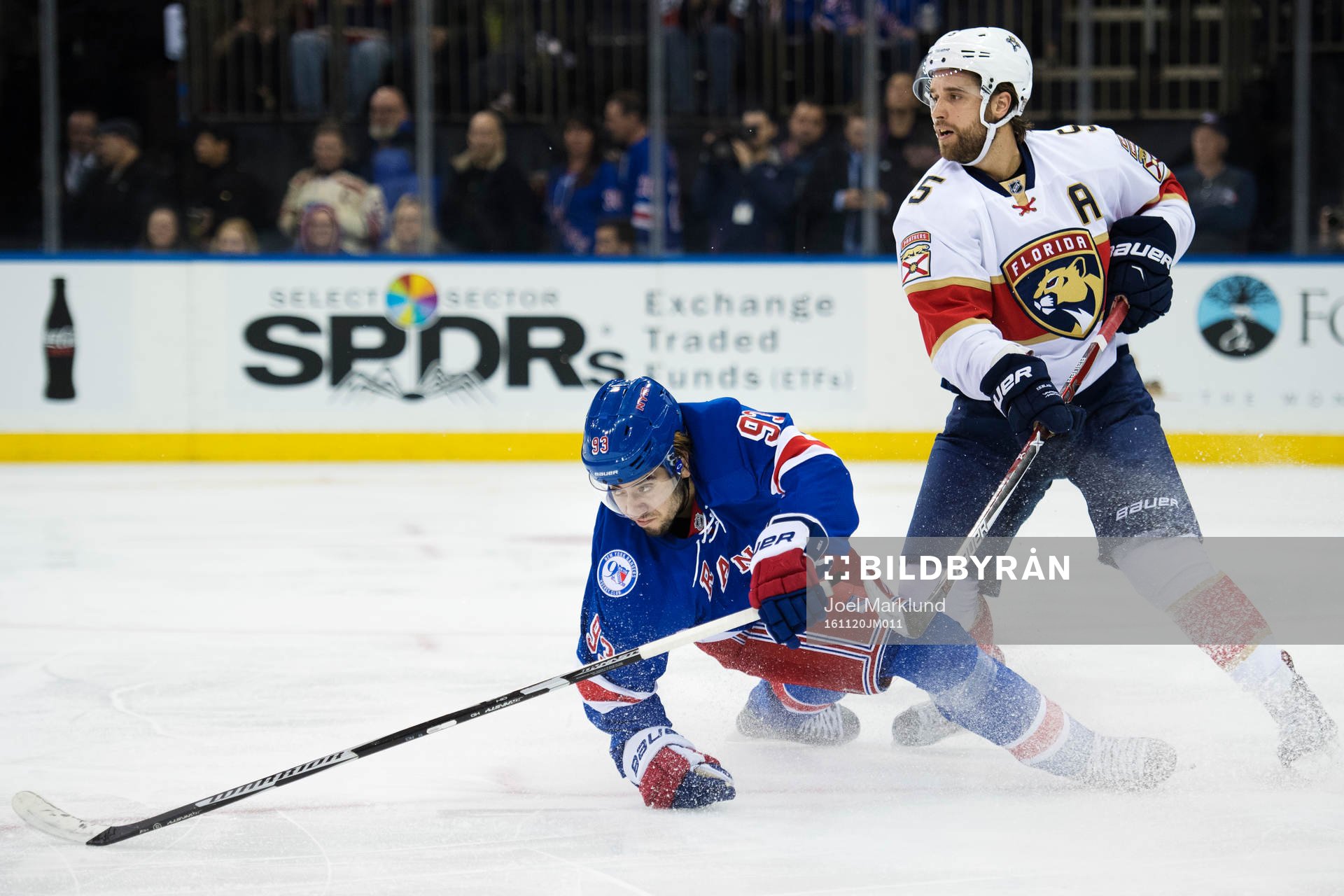 New Yorks Mika Zibanejad och Floridas Aaron Ekblad