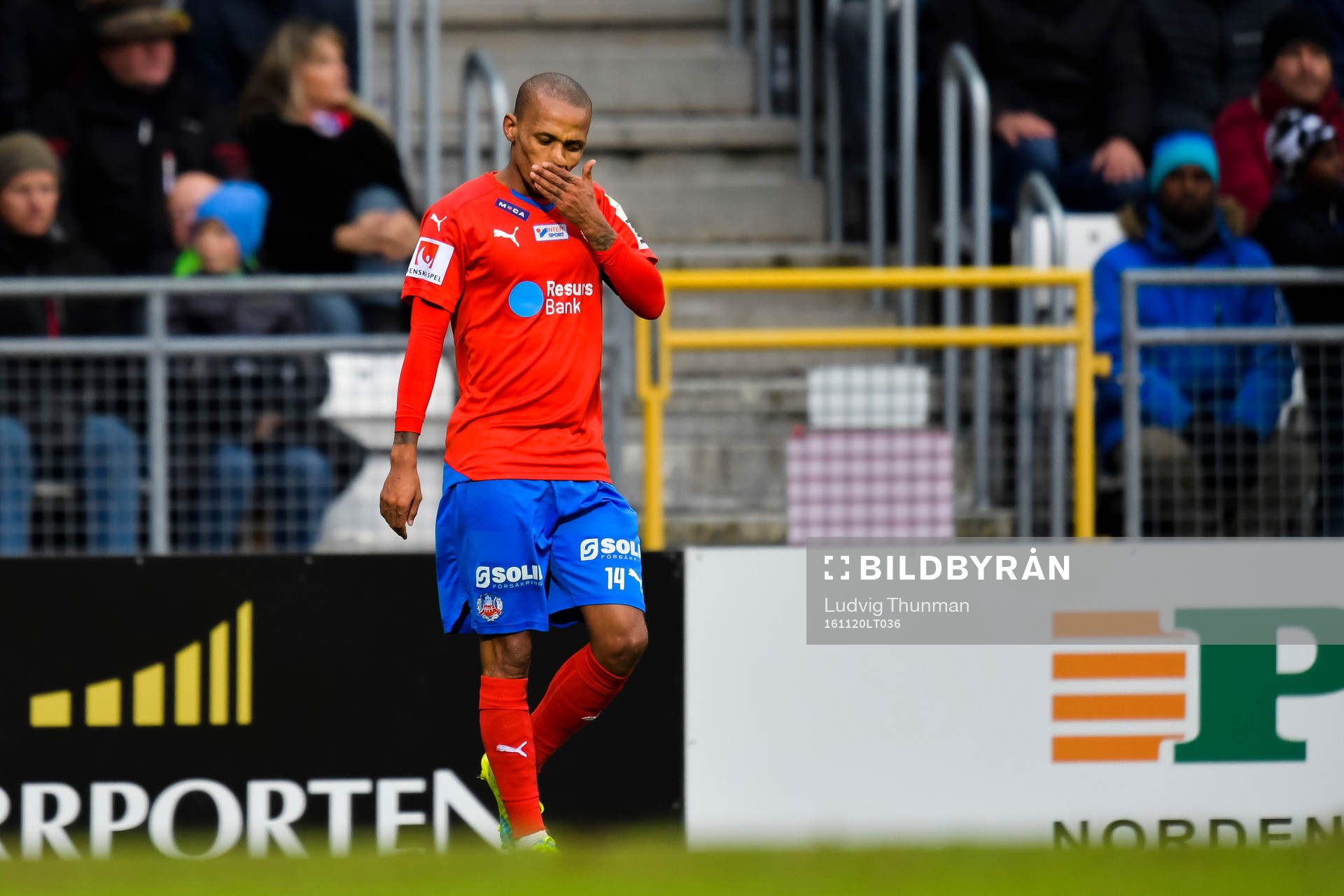 Helsingborgs Bradley Ralani deppar