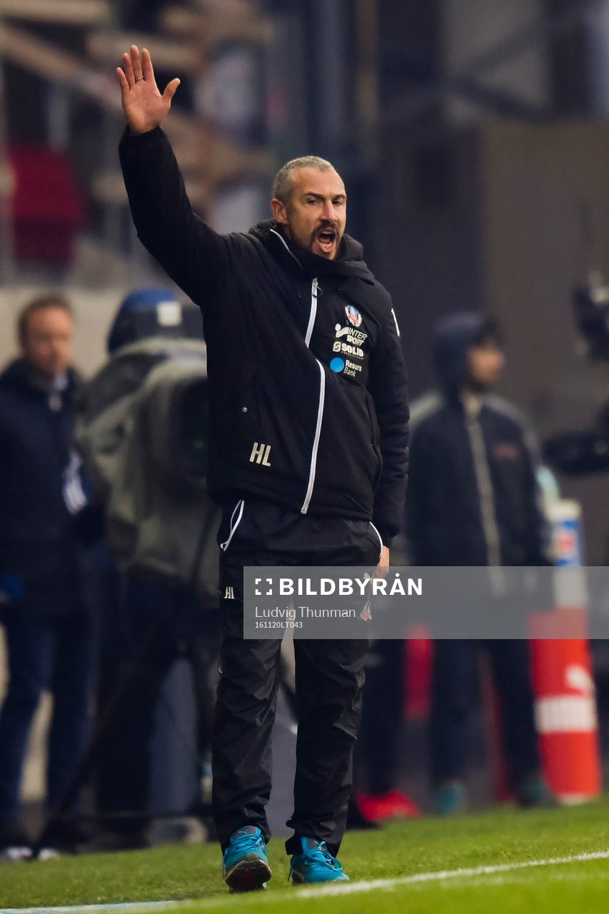 Helsingborgs manager Henrik Larsson