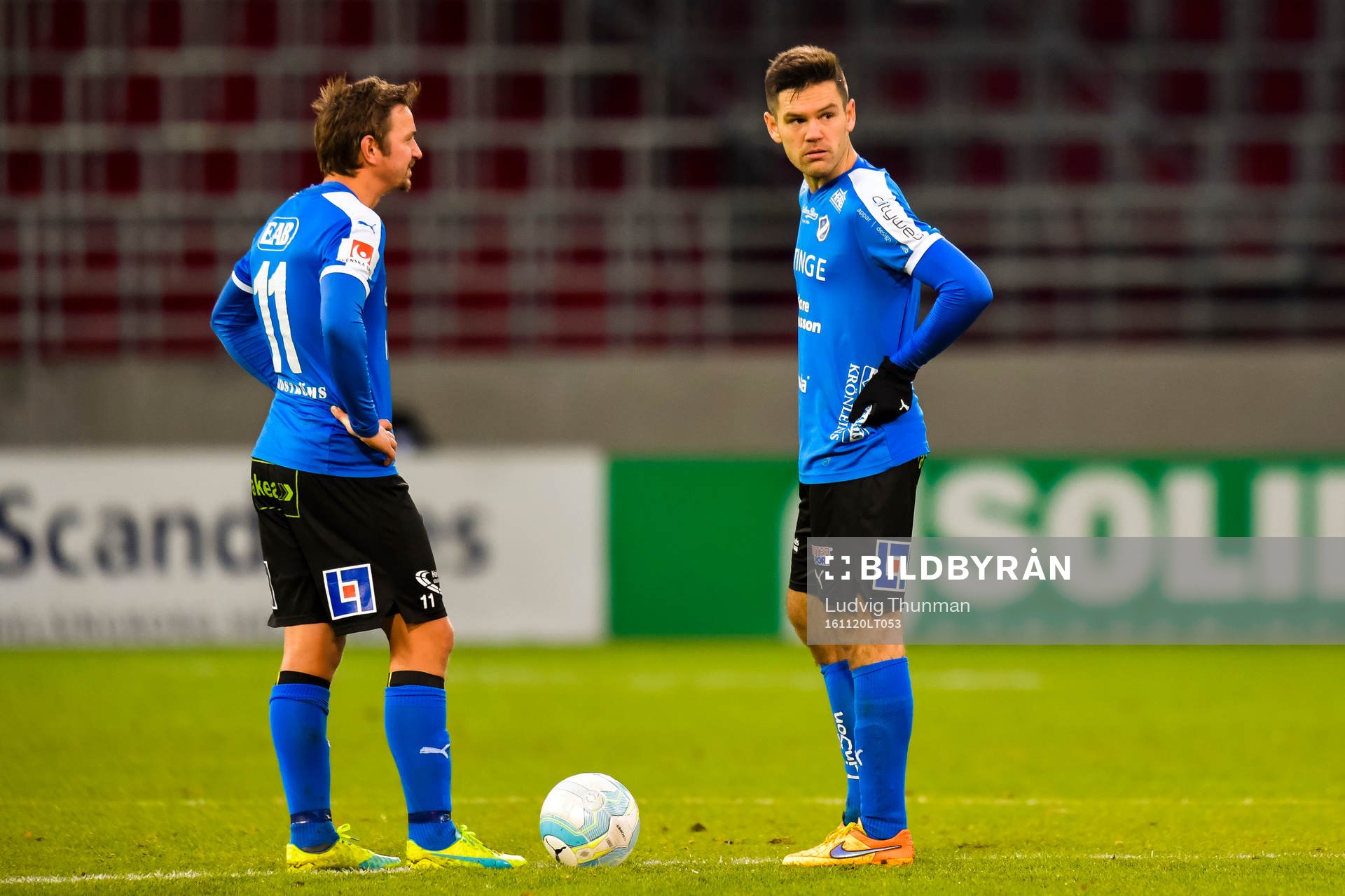 Halmstads Fredrik Olsson och Ivo Pekalski deppar