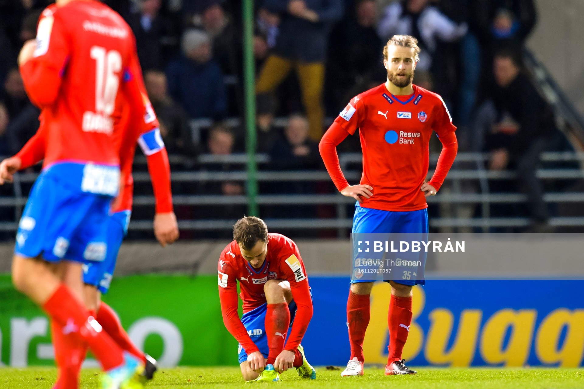 Helsingborgs spelare deppar