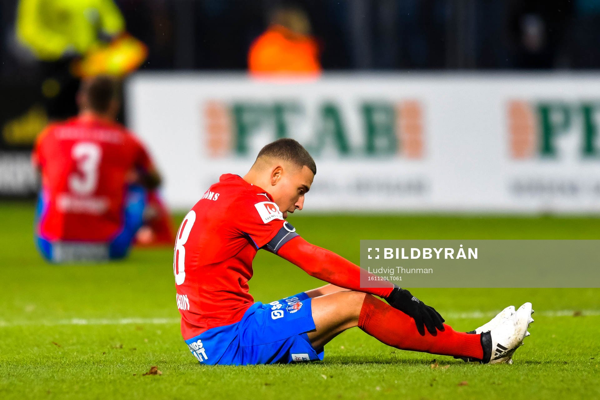 Helsingborgs Jordan Larsson deppar