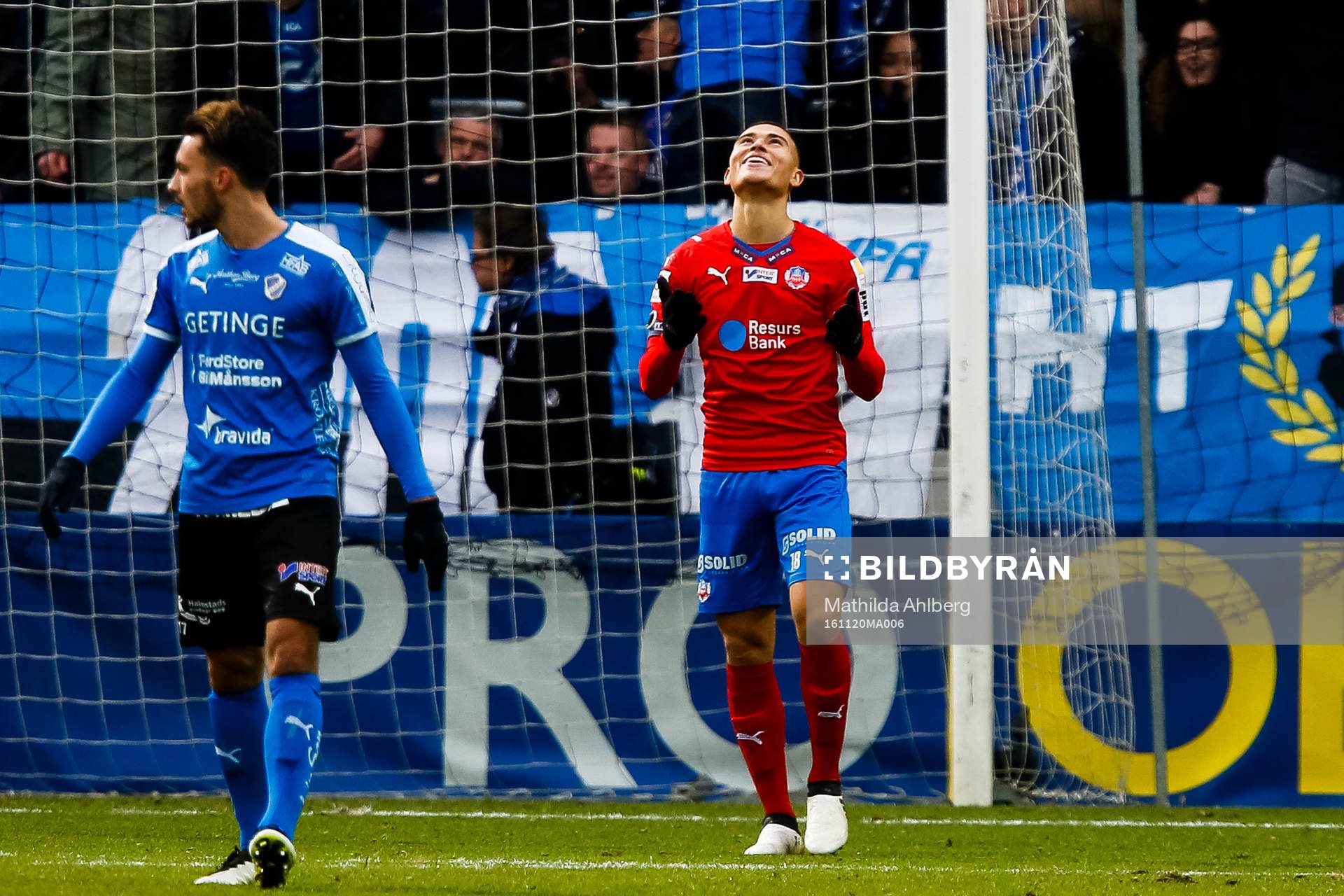 Helsingborgs Jordan Larsson deppar