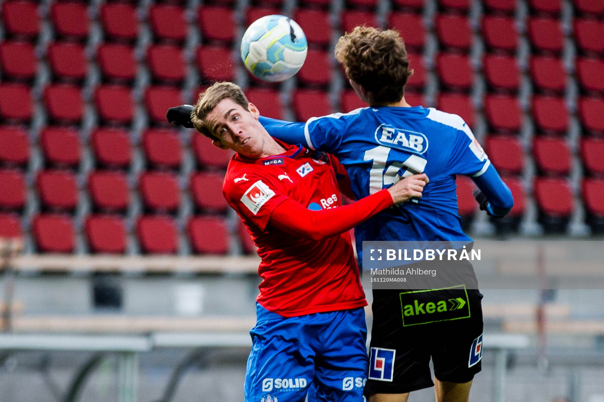 Helsingborgs Adam Eriksson och Halmstads Alexander