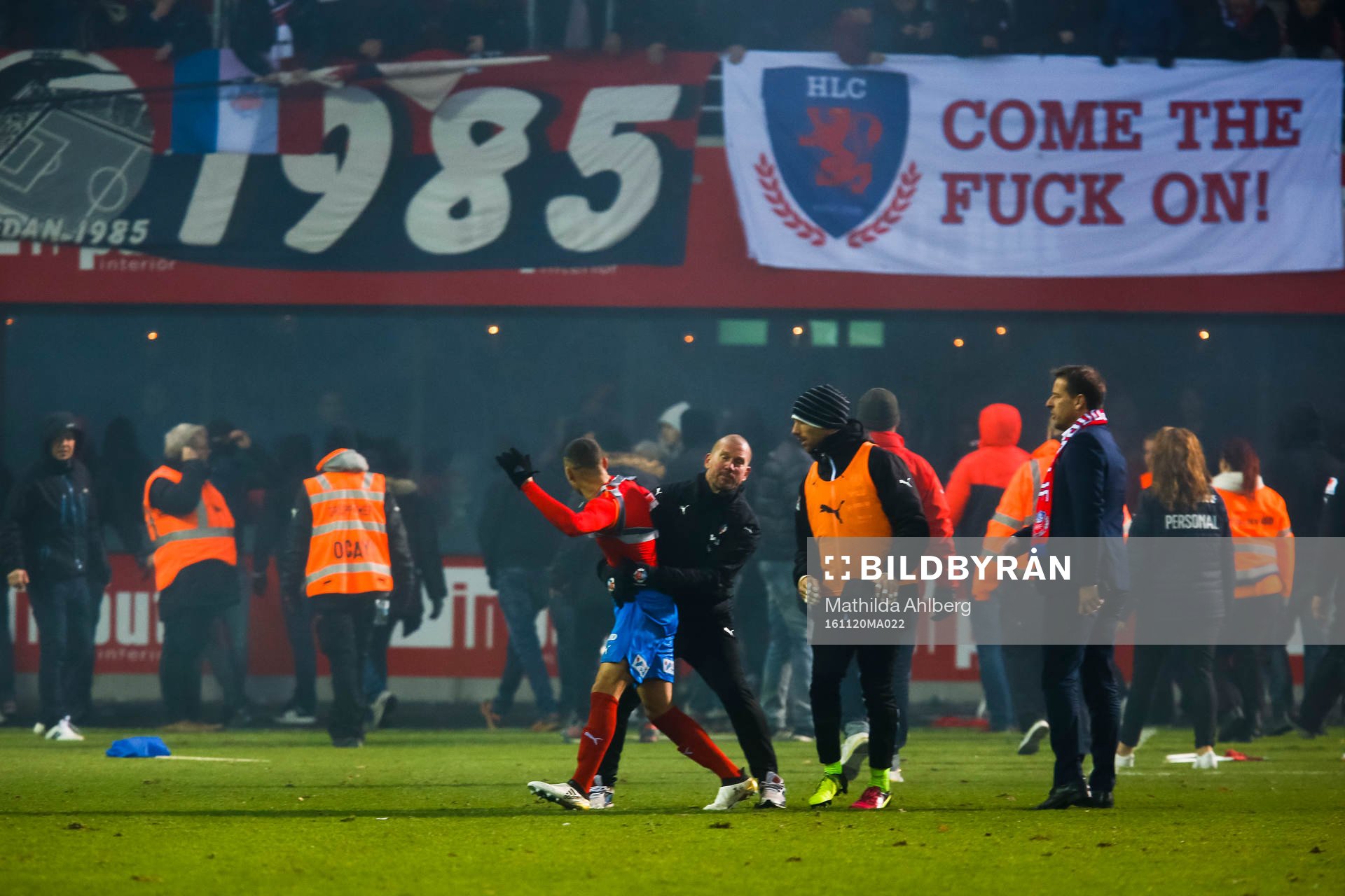 Helsingborgs Jordan Larsson irriterad på supportrar som