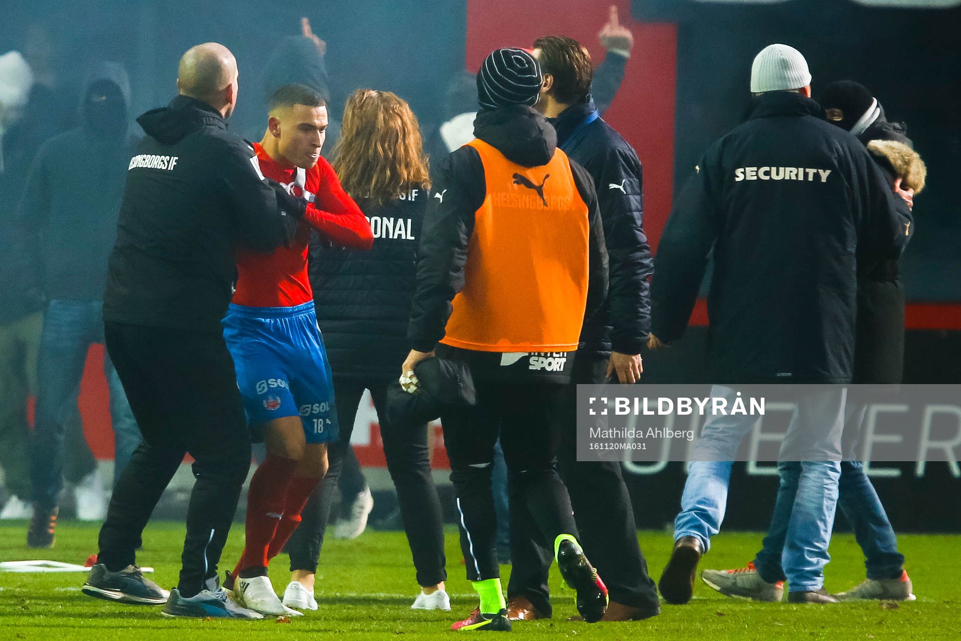 Helsingborgs Jordan Larsson irriterad på supportrar som