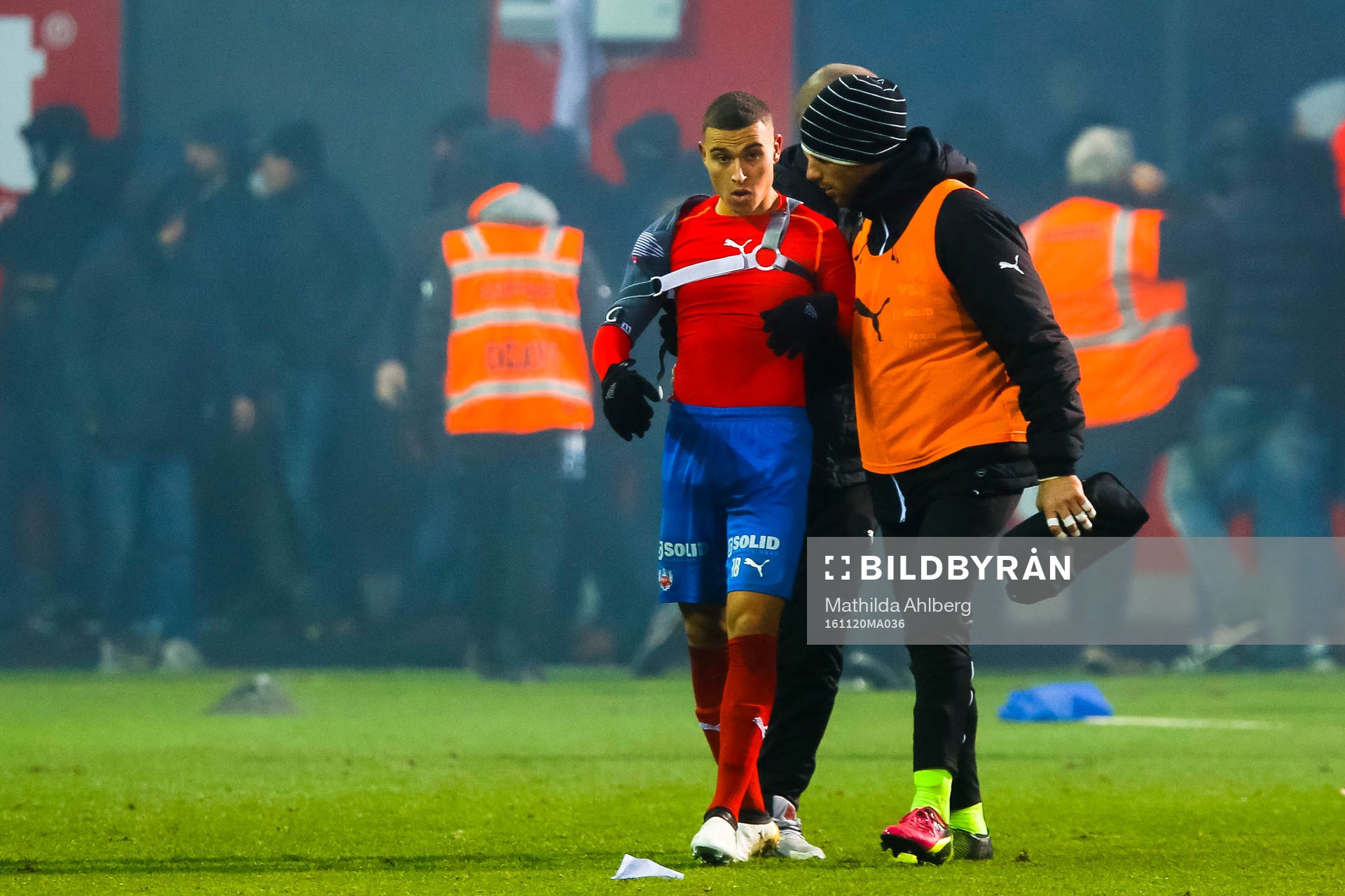 Helsingborgs Jordan Larsson irriterad på supportrar som