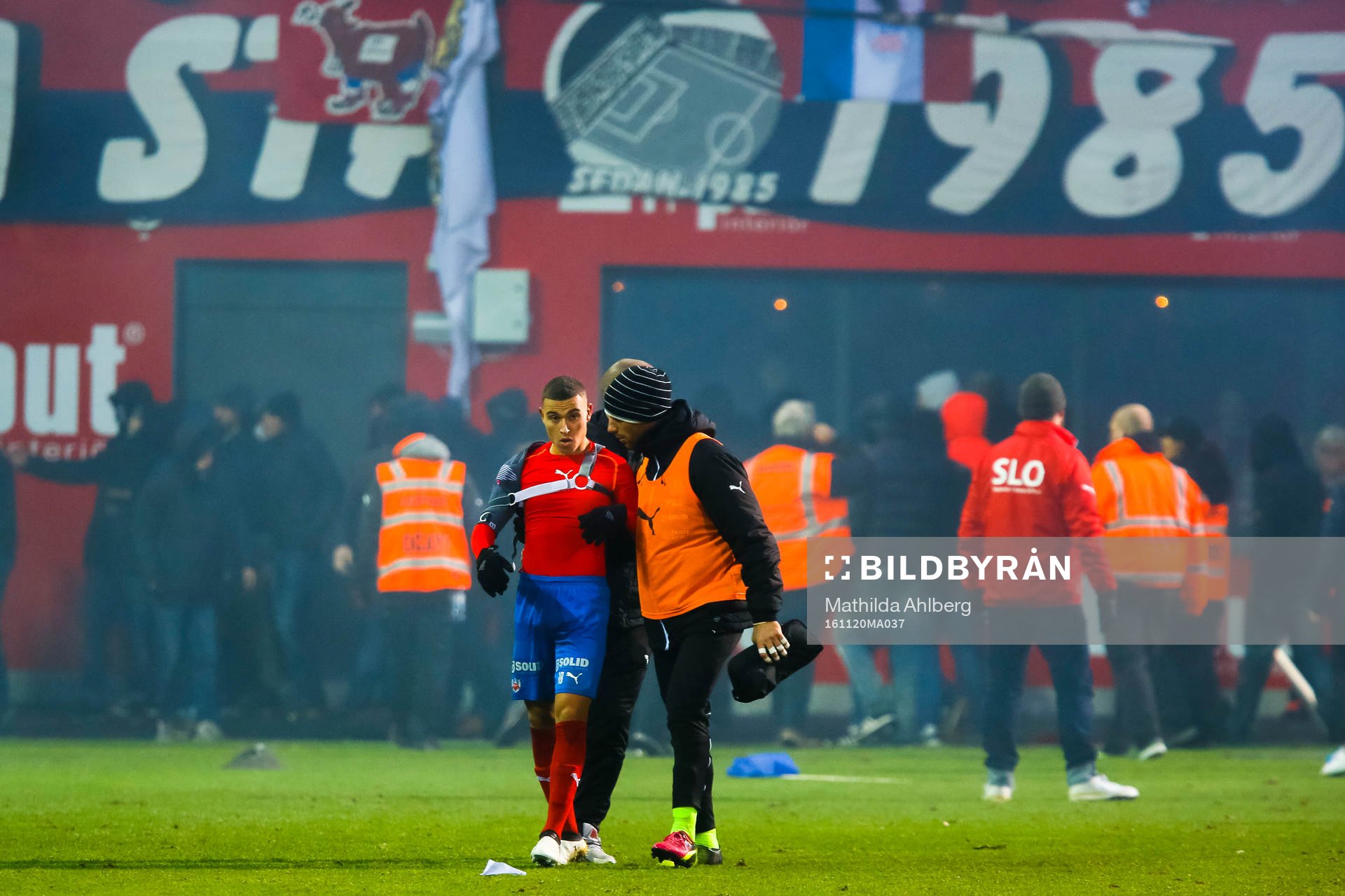 Helsingborgs Jordan Larsson irriterad på supportrar som