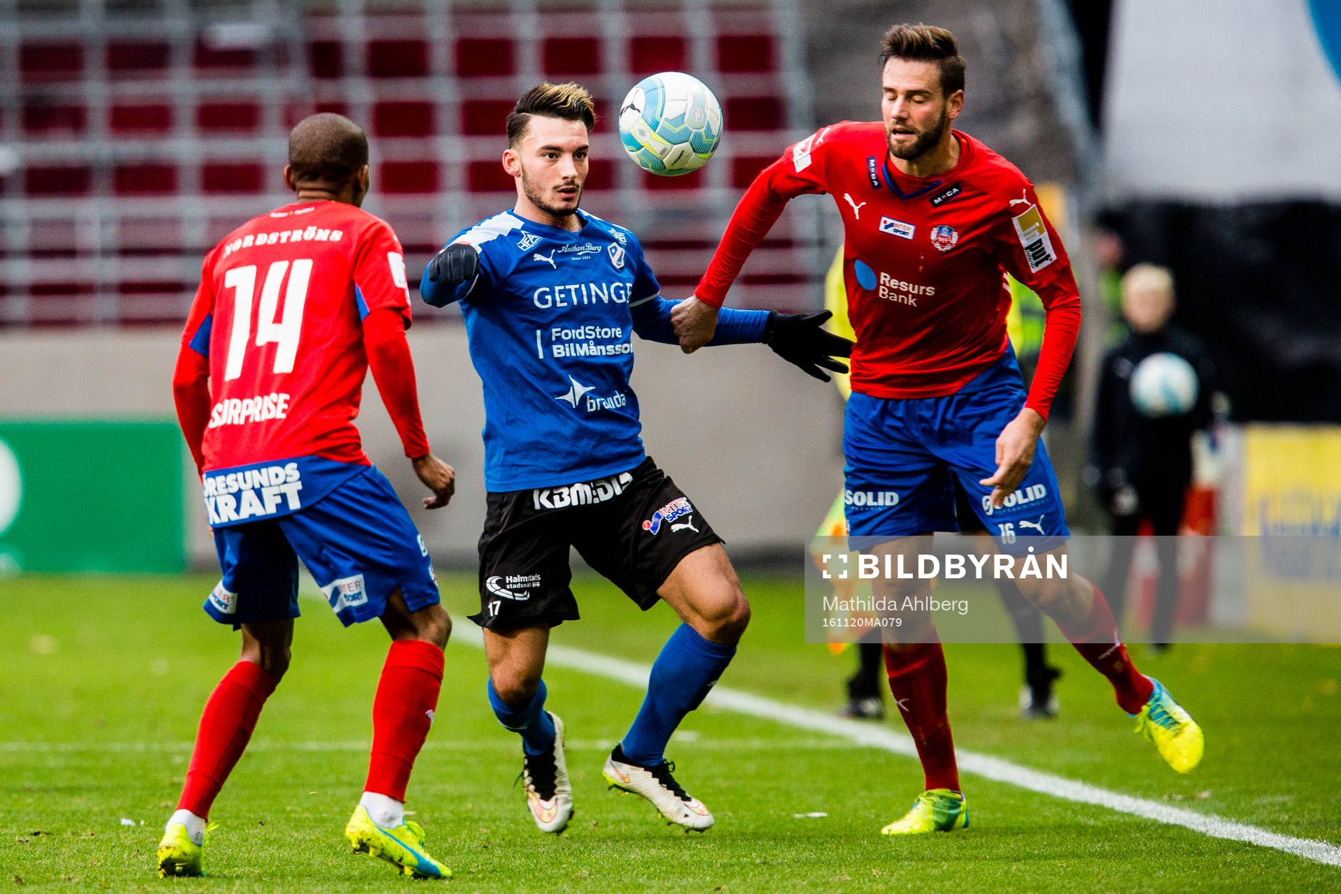 Halmstads Sead Haksabanovic och Helsingborgs Mikael Dahlberg