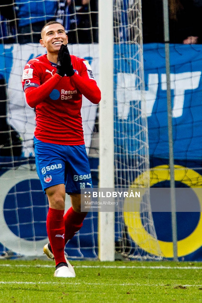 Helsingborgs Jordan Larsson deppar