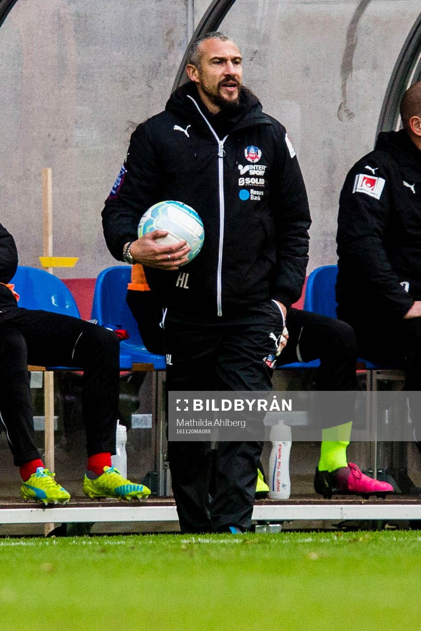 Helsingborgs tr?nare Mika Ahonen