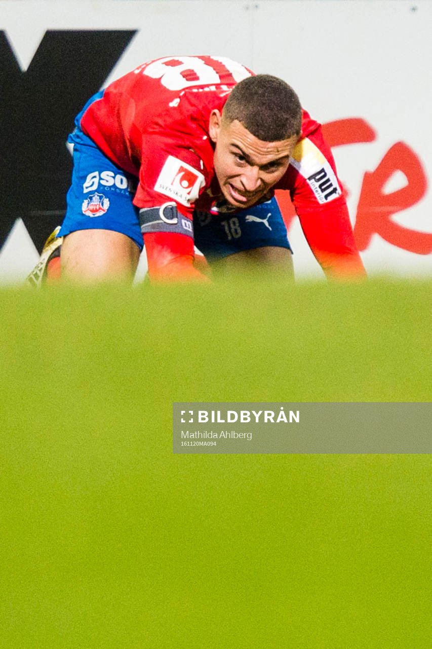 Helsingborgs Jordan Larsson deppar