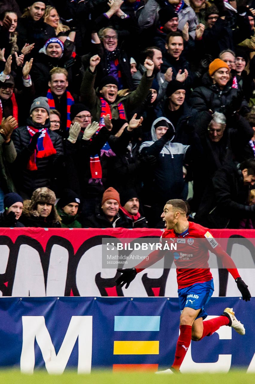 Helsingborgs Jordan Larsson jublar