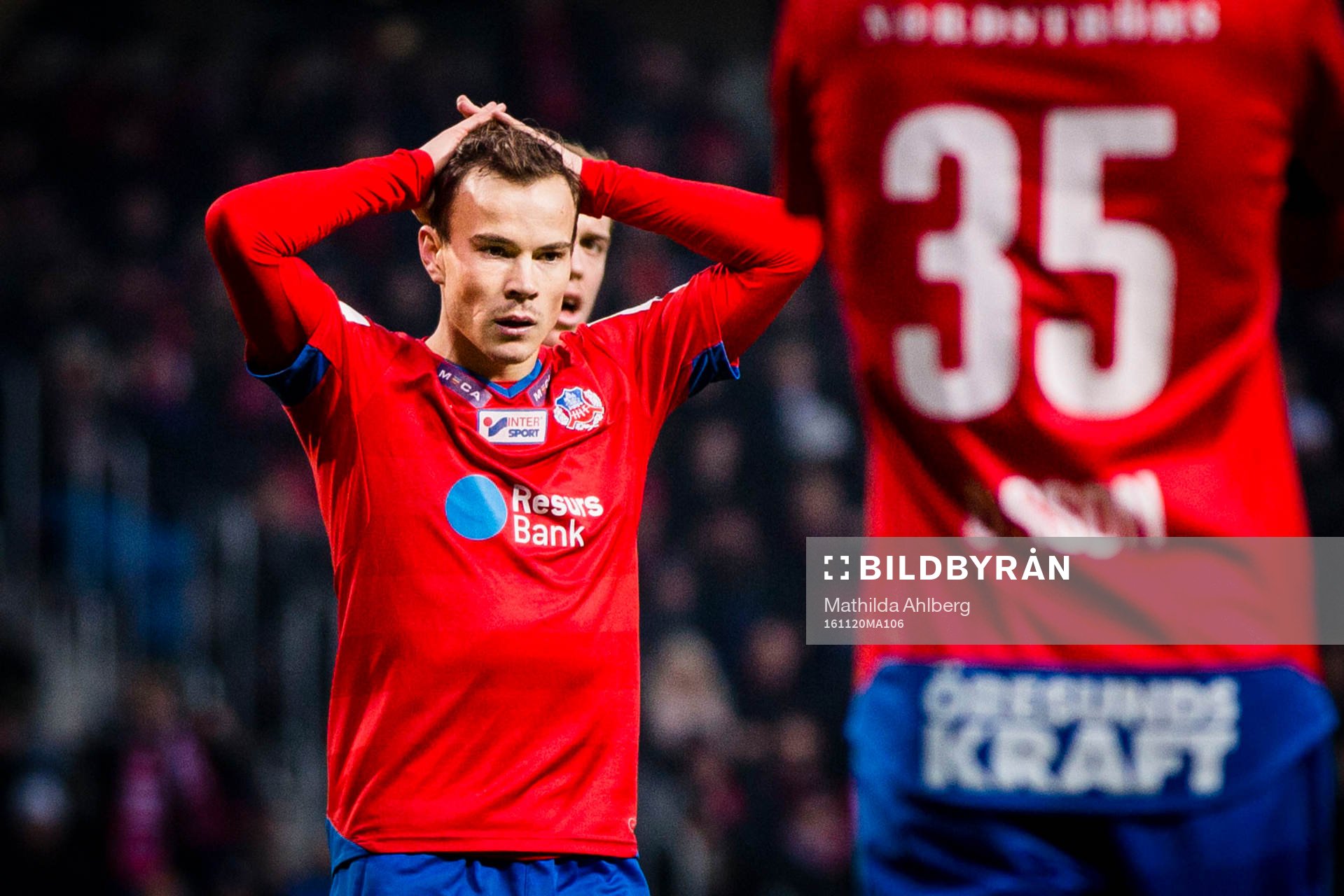 Helsingborgs Anton Wede deppar