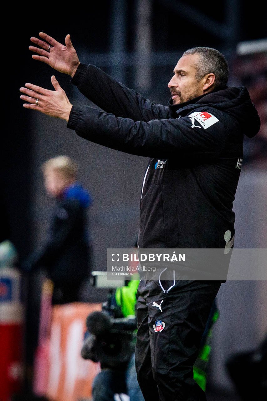 Helsingborgs manager Henrik Larsson