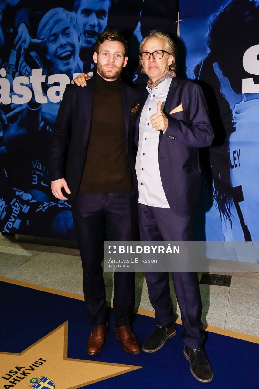 Patrik Falk och Tomas Andersson , ordförande för GAIS