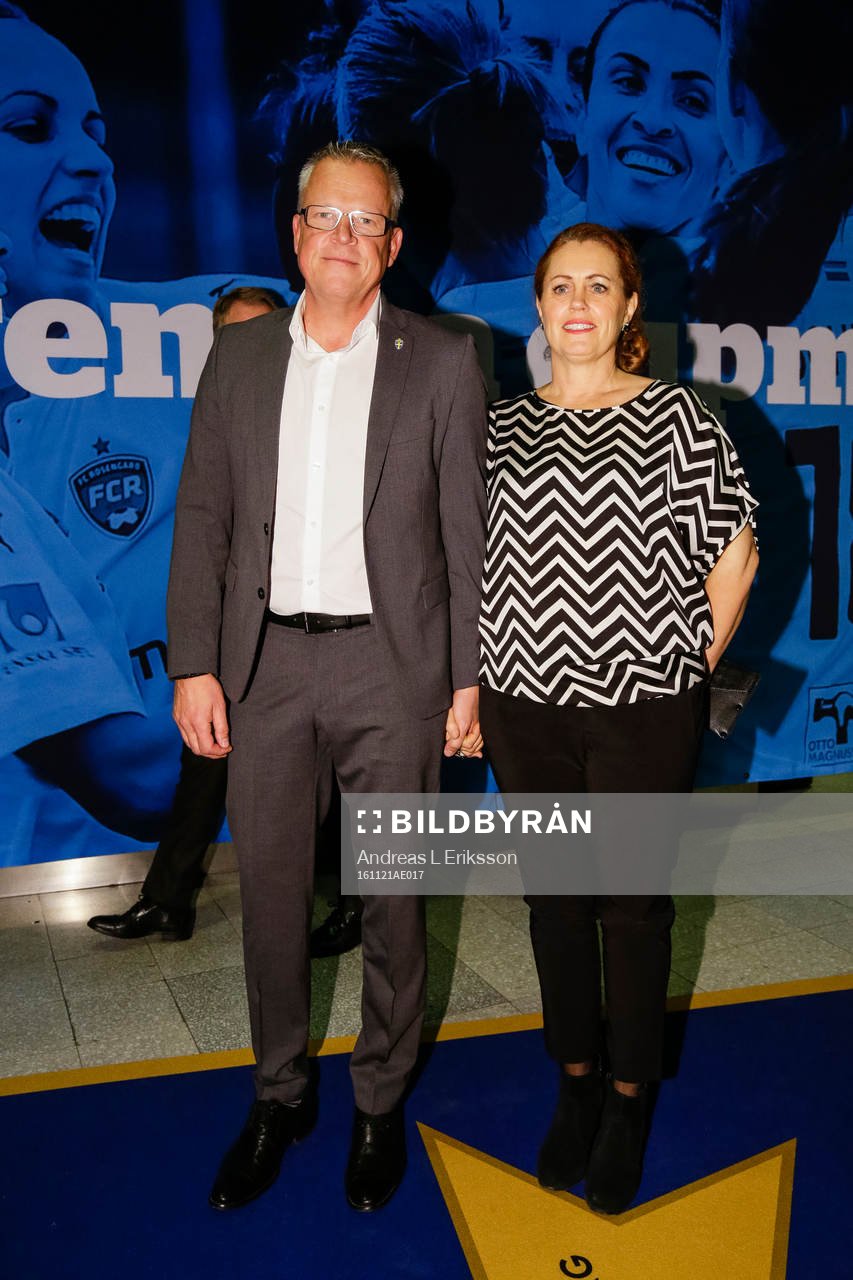 Janne Andersson med fru