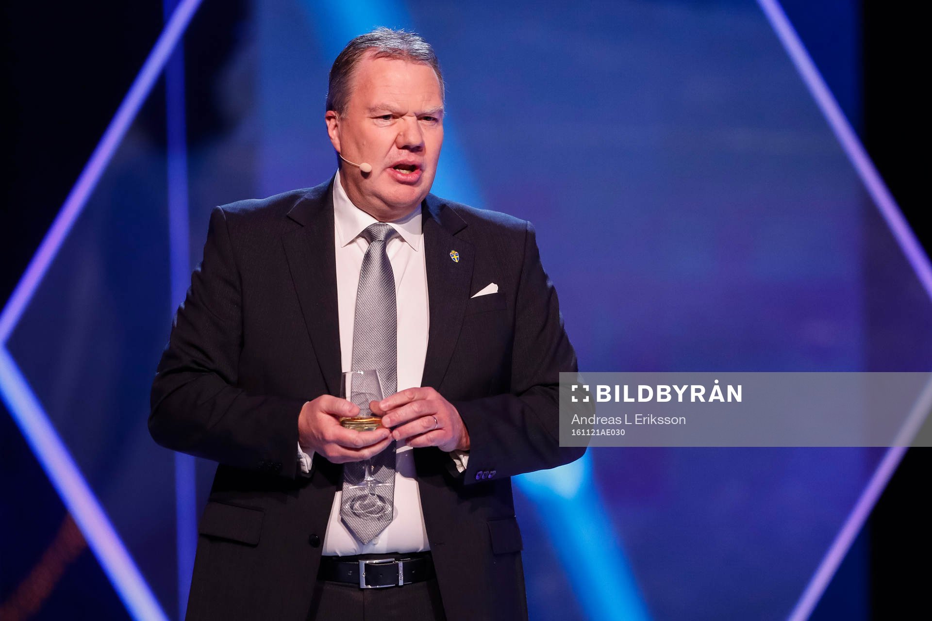 Karl-Erik Nilsson, ordförande för Svenska
