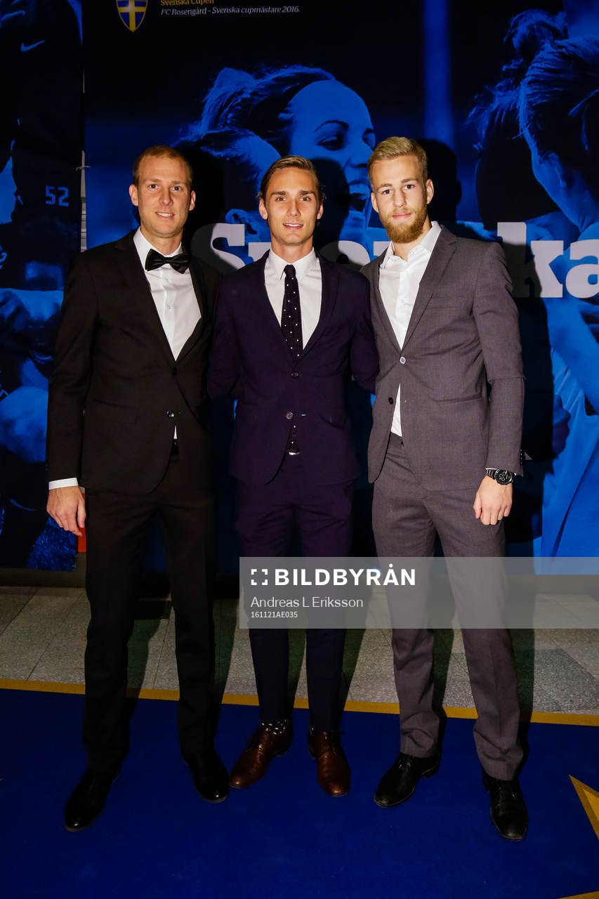 Norrköpings Andreas Johansson , Linus Wahlqvist  och Filip