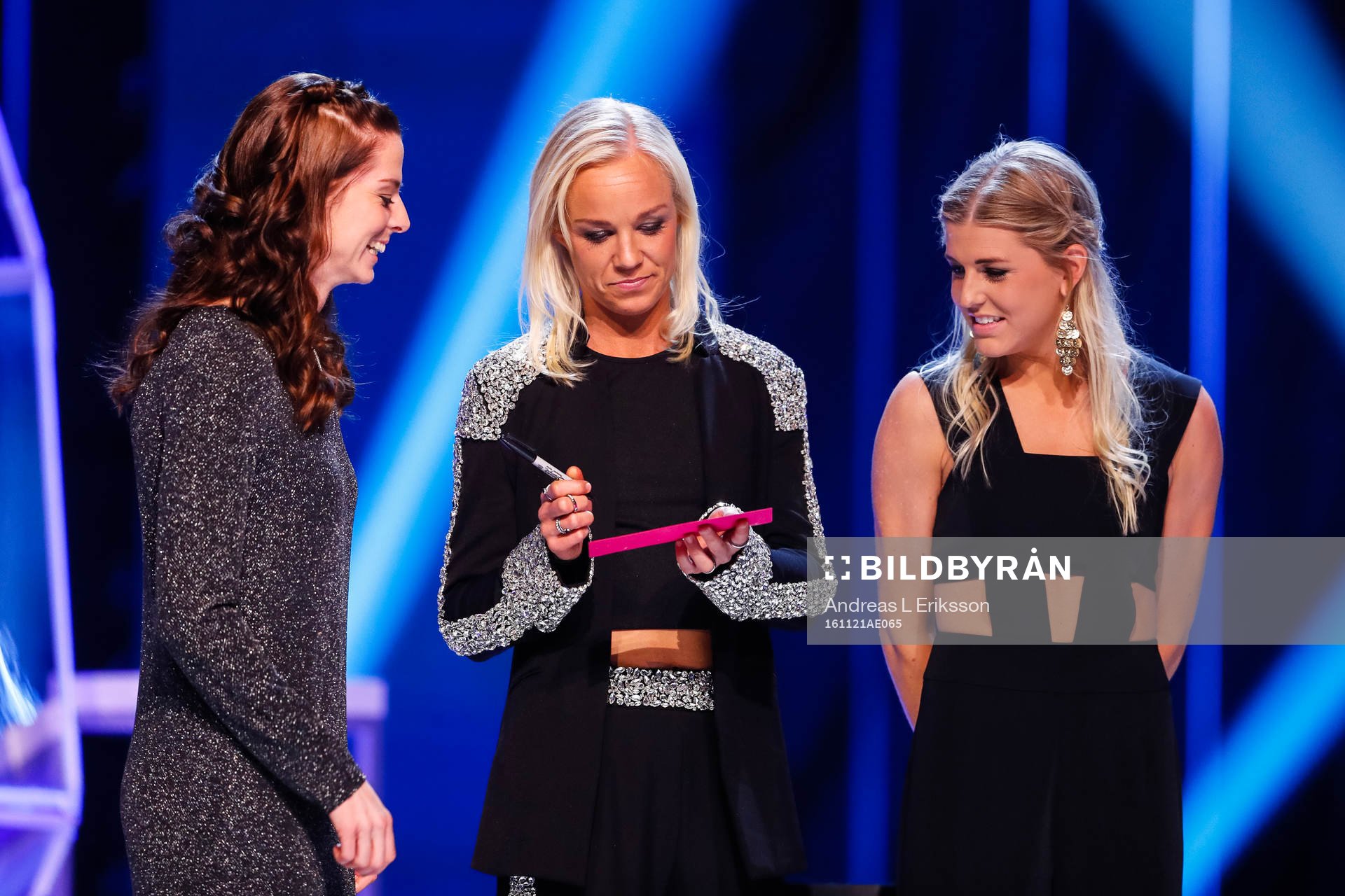 Lotta Schelin, Caroline Seger och Olivia Schough