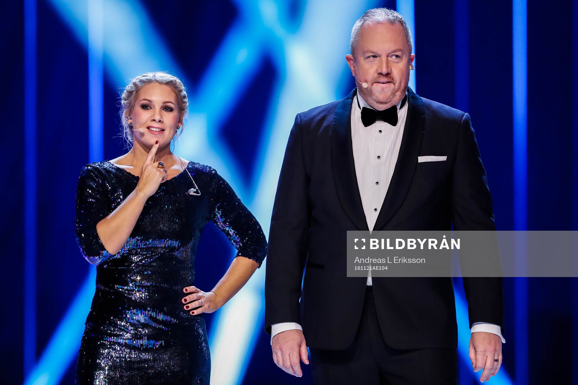 Anna Brolin och Anders Jansson, komiker