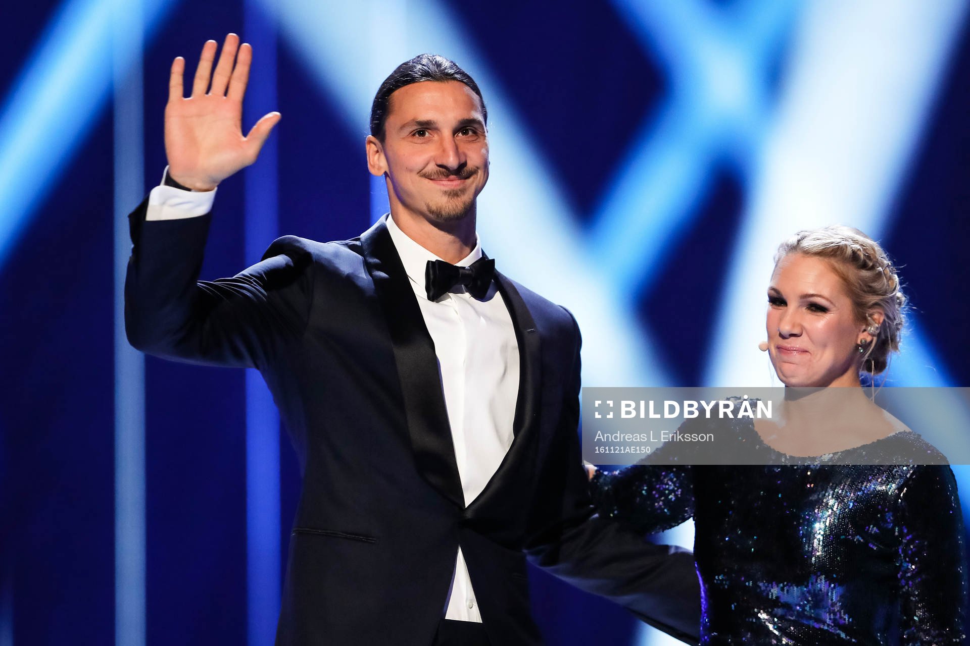Zlatan Ibrahimovic och Anna Brolin