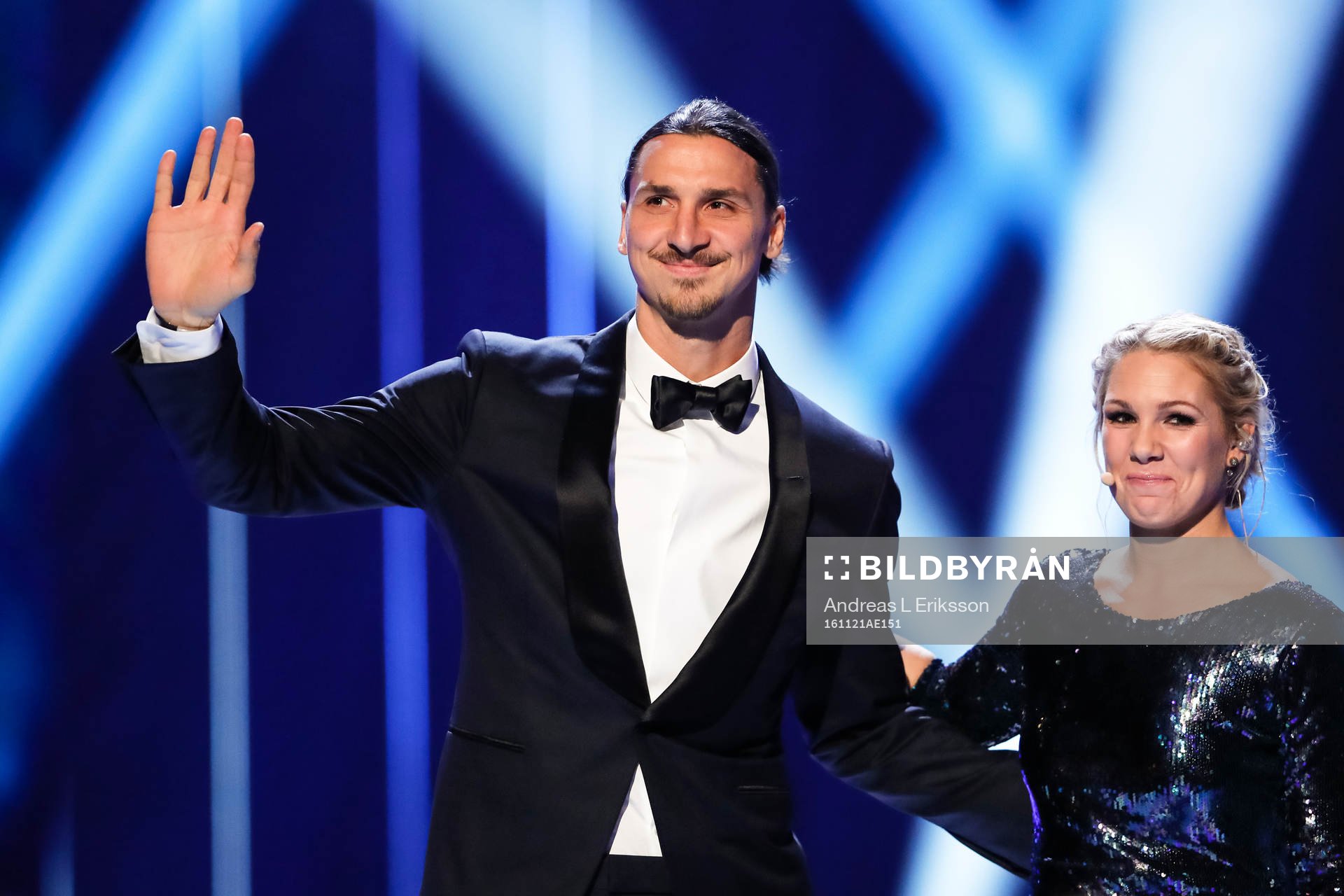 Zlatan Ibrahimovic och Anna Brolin