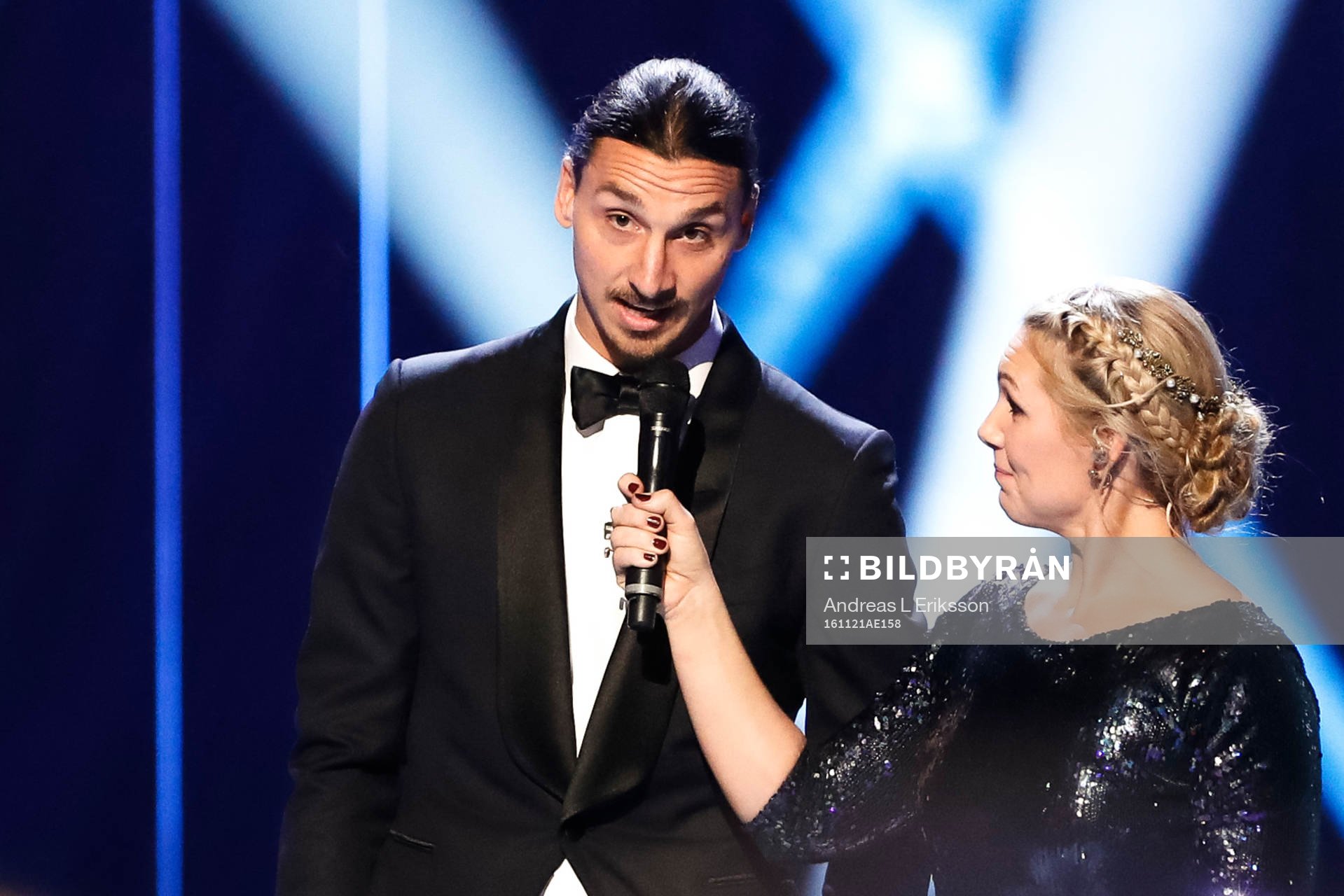 Zlatan Ibrahimovic och Anna Brolin