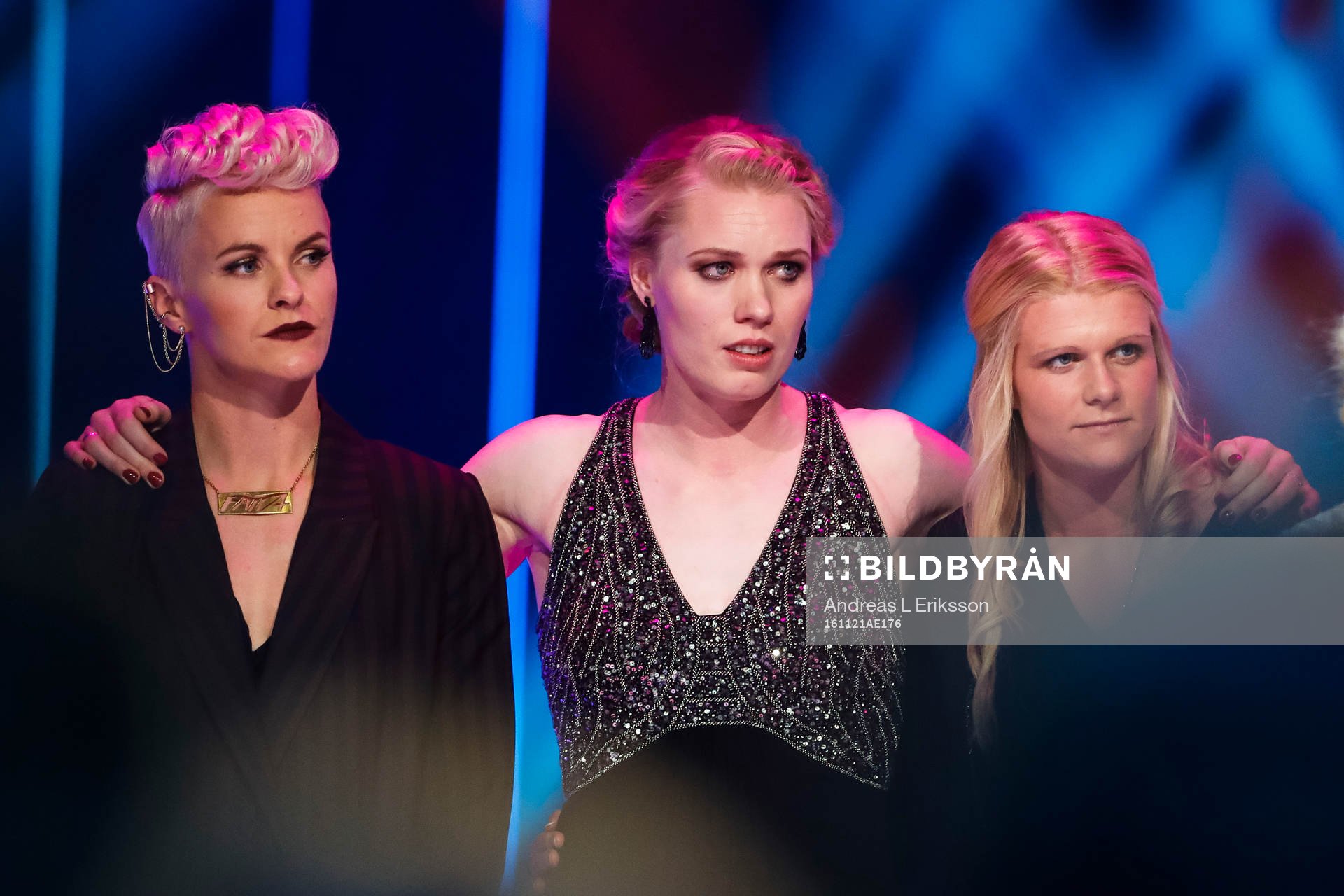 Nilla Fischer, Hedvig Lindahl och när Laleh uppträder med