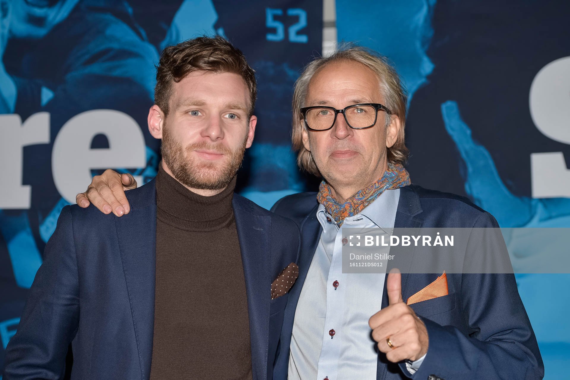 Patrik Falk och Tomas Andersson , ordförande för GAIS