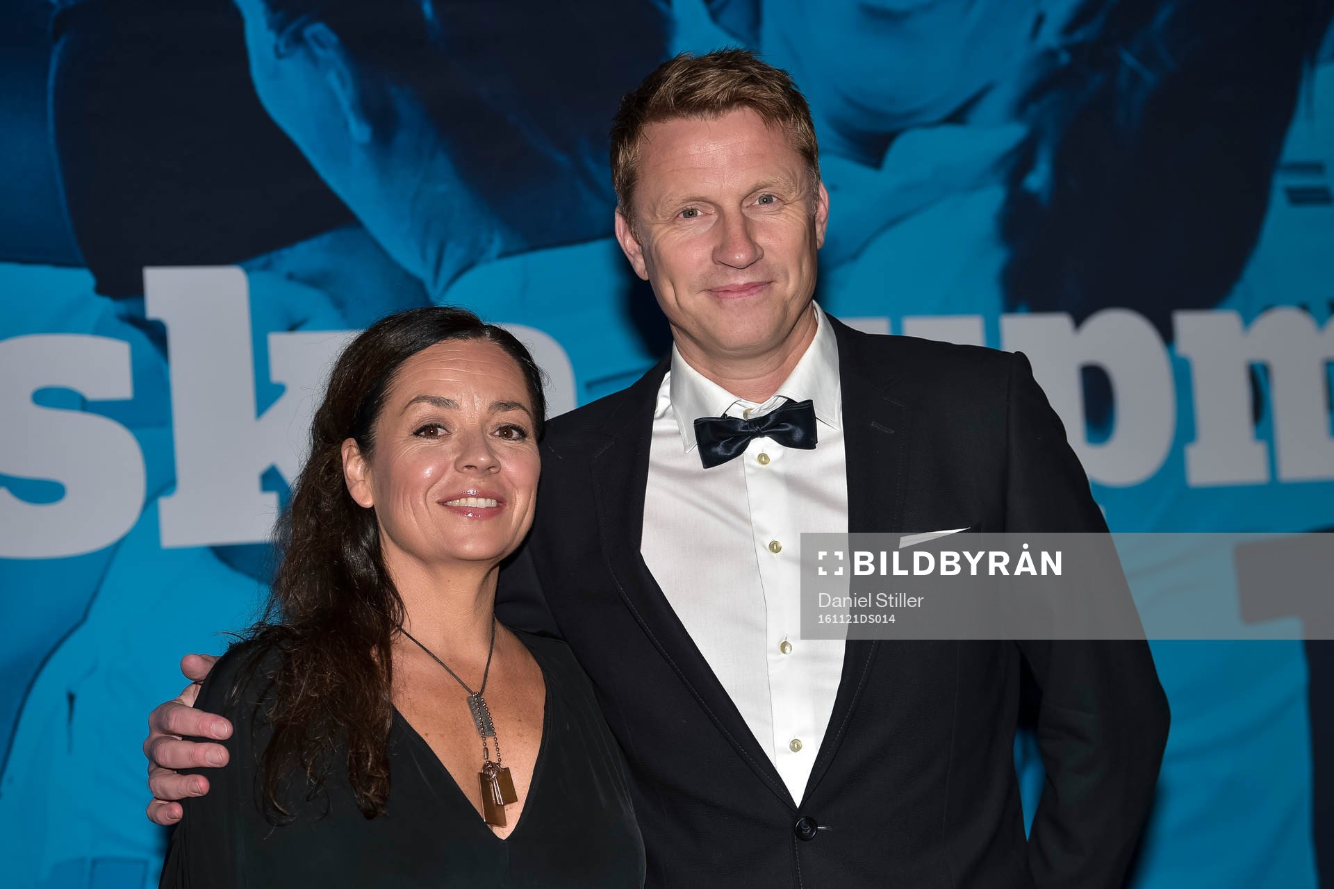 Kennet Andersson i sällskap med frun Marie Andersson