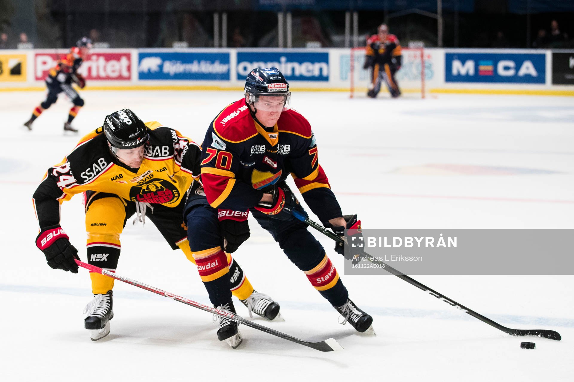 Luleås Johan Harju och Djurgårdens Marcus Davidsson