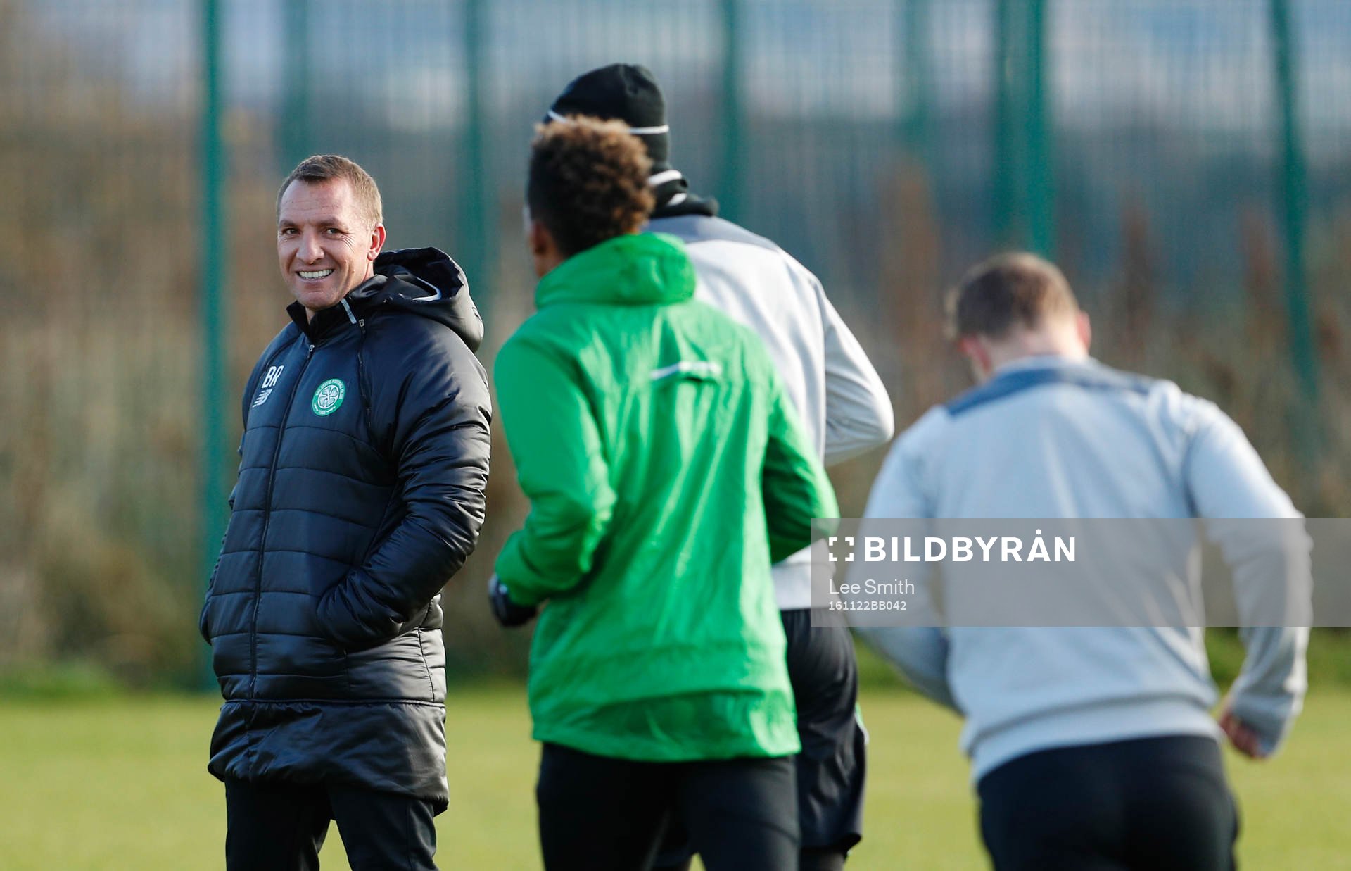  Britain Football Soccer - Celtic Training - Celtic Training Ground & Celtic Park, Glasgow, Scotland - 22/11/16 Celtic manager Brendan Rodgers during training Action Images via Reuters / Lee Smith Livepic EDITORIAL USE ONLY.
