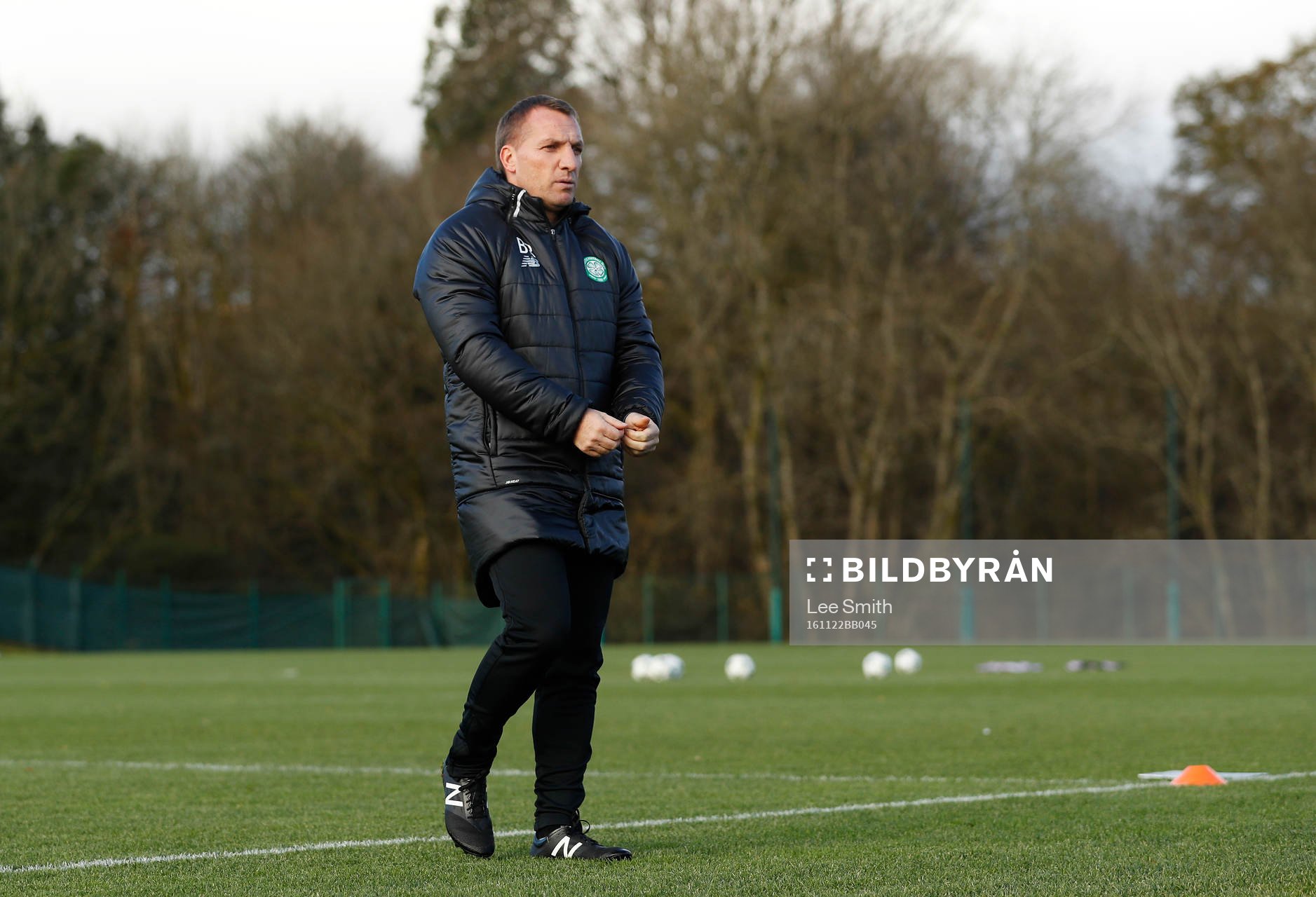Britain Football Soccer - Celtic Training - Celtic Training Ground & Celtic Park, Glasgow, Scotland - 22/11/16 Celtic manager Brendan Rodgers during training Action Images via Reuters / Lee Smith Livepic EDITORIAL USE ONLY.