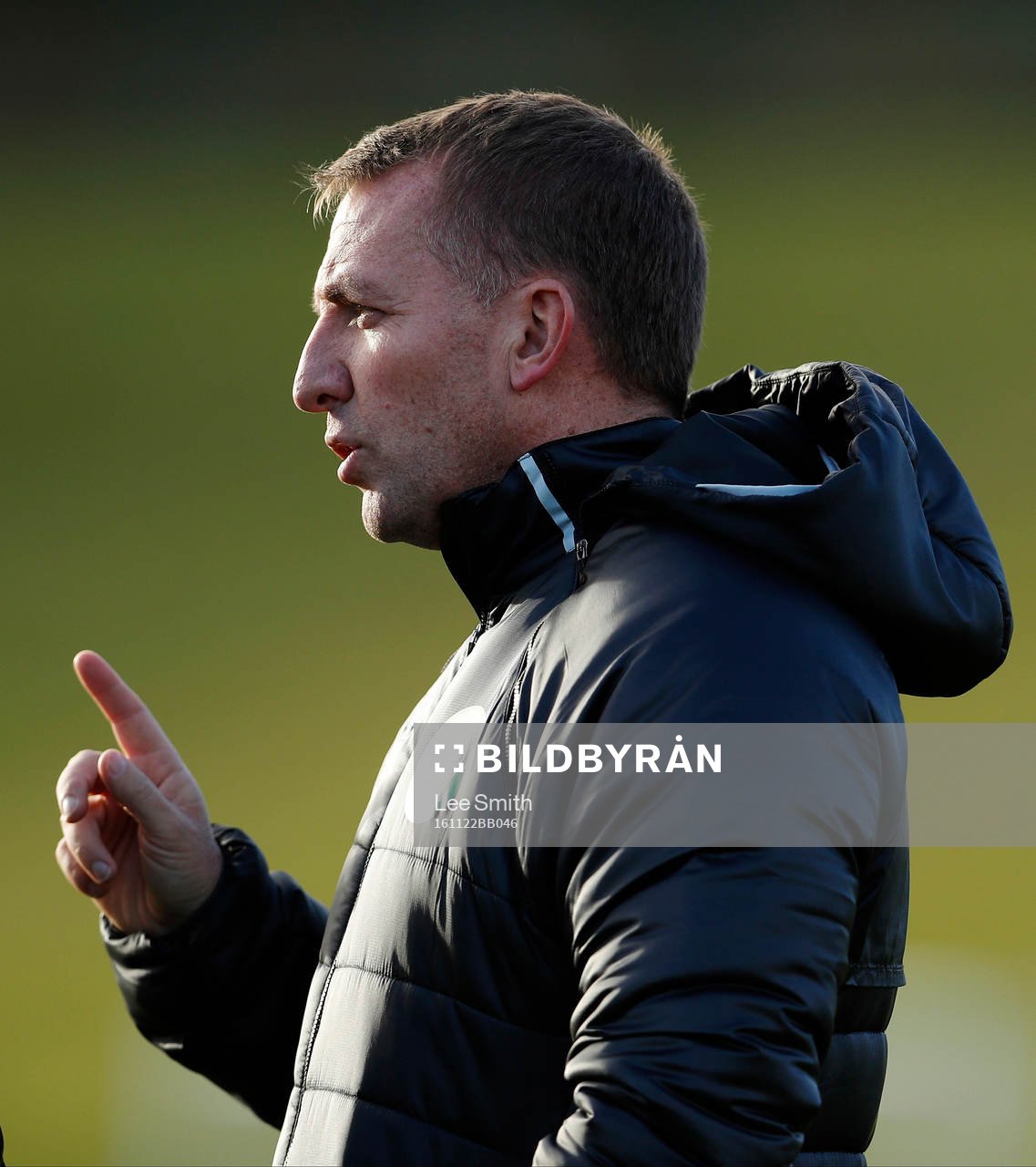 Britain Football Soccer - Celtic Training - Celtic Training Ground & Celtic Park, Glasgow, Scotland - 22/11/16 Celtic manager Brendan Rodgers during training Action Images via Reuters / Lee Smith Livepic EDITORIAL USE ONLY.