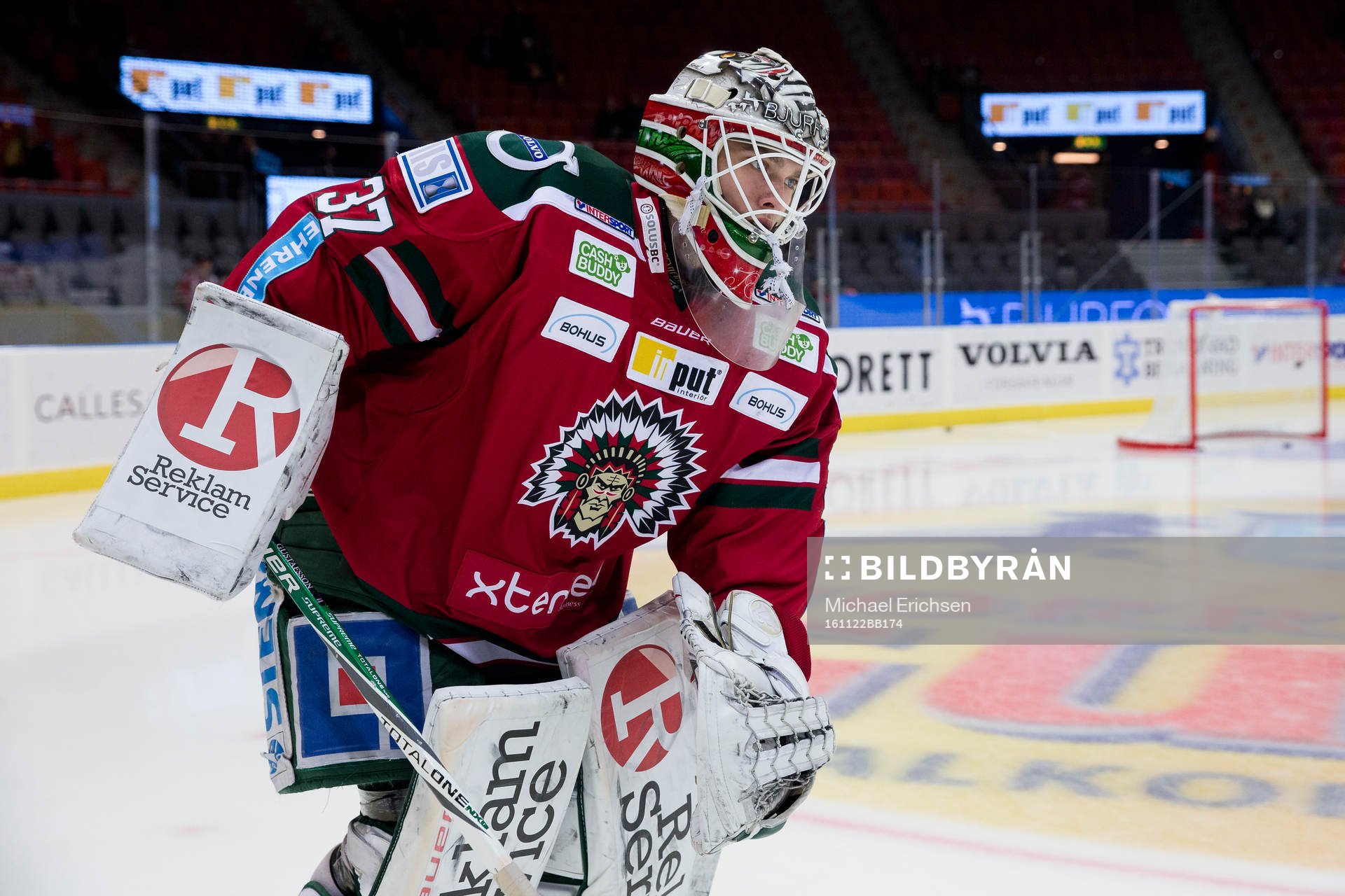 Frölundas målvakt Johan Gustafsson