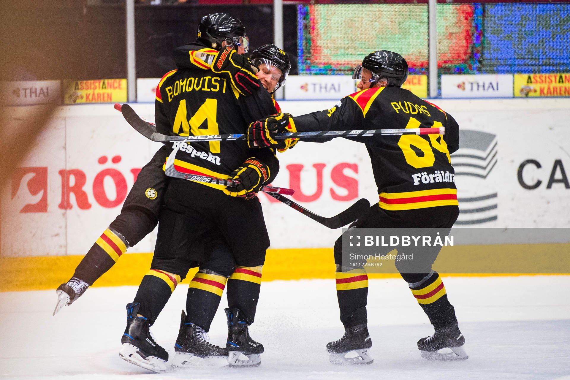 Brynäs Jacob Blomqvist , Elias Fälth  och Jonathan Pudas