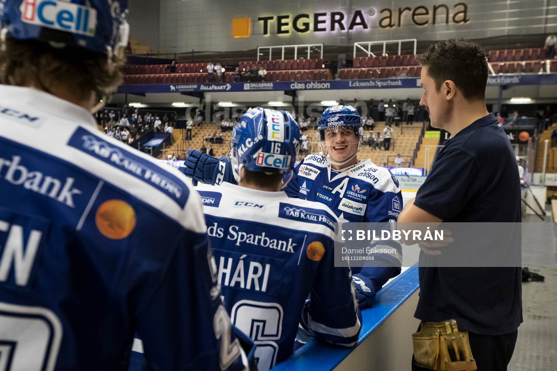Leksands Martin Karlsson materialförvaltare Johan Bonde