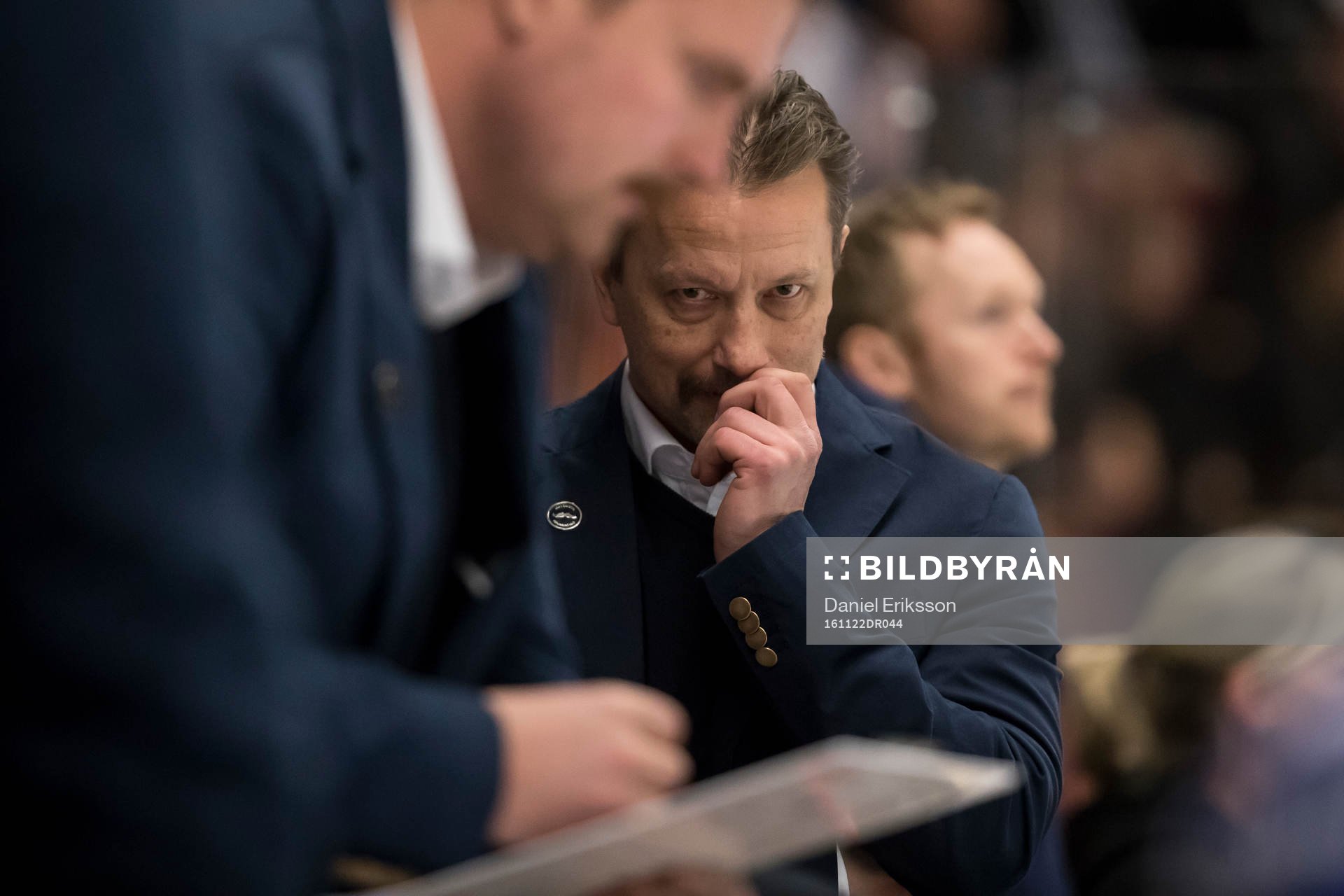 Leksands assisterande tränare Örjan Lindmark  i