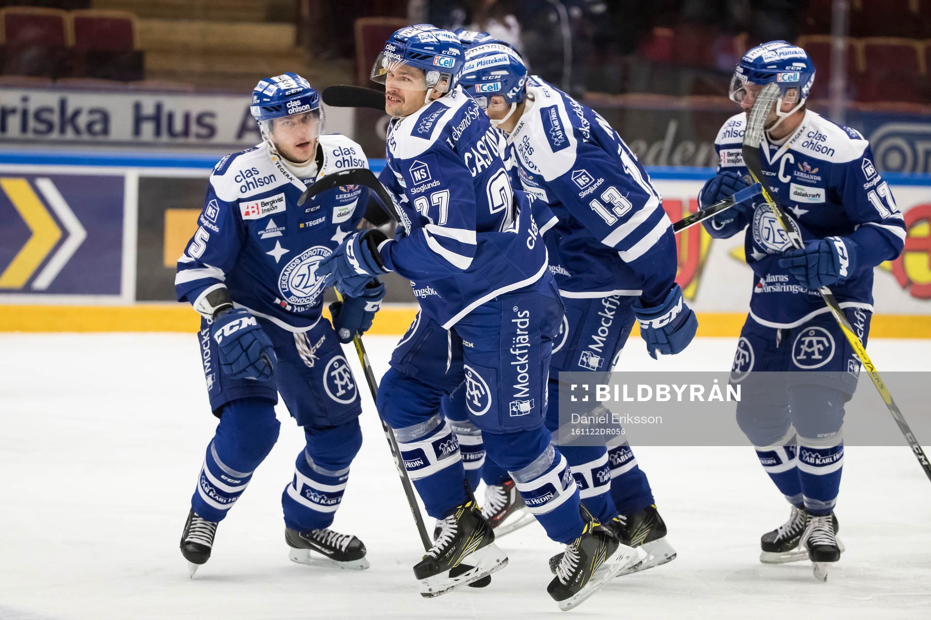 Leksands Ben Youds jublar