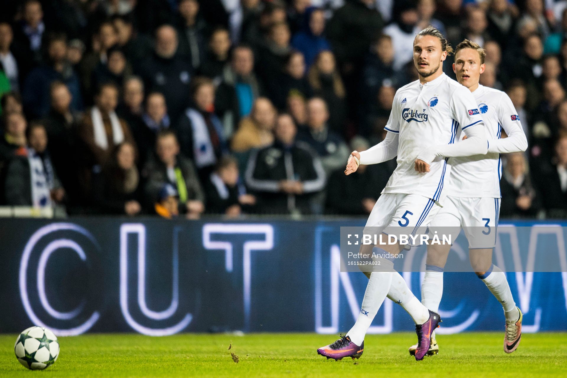 FC Köpenhamns Erik Johansson och Ludwig Augustinsson