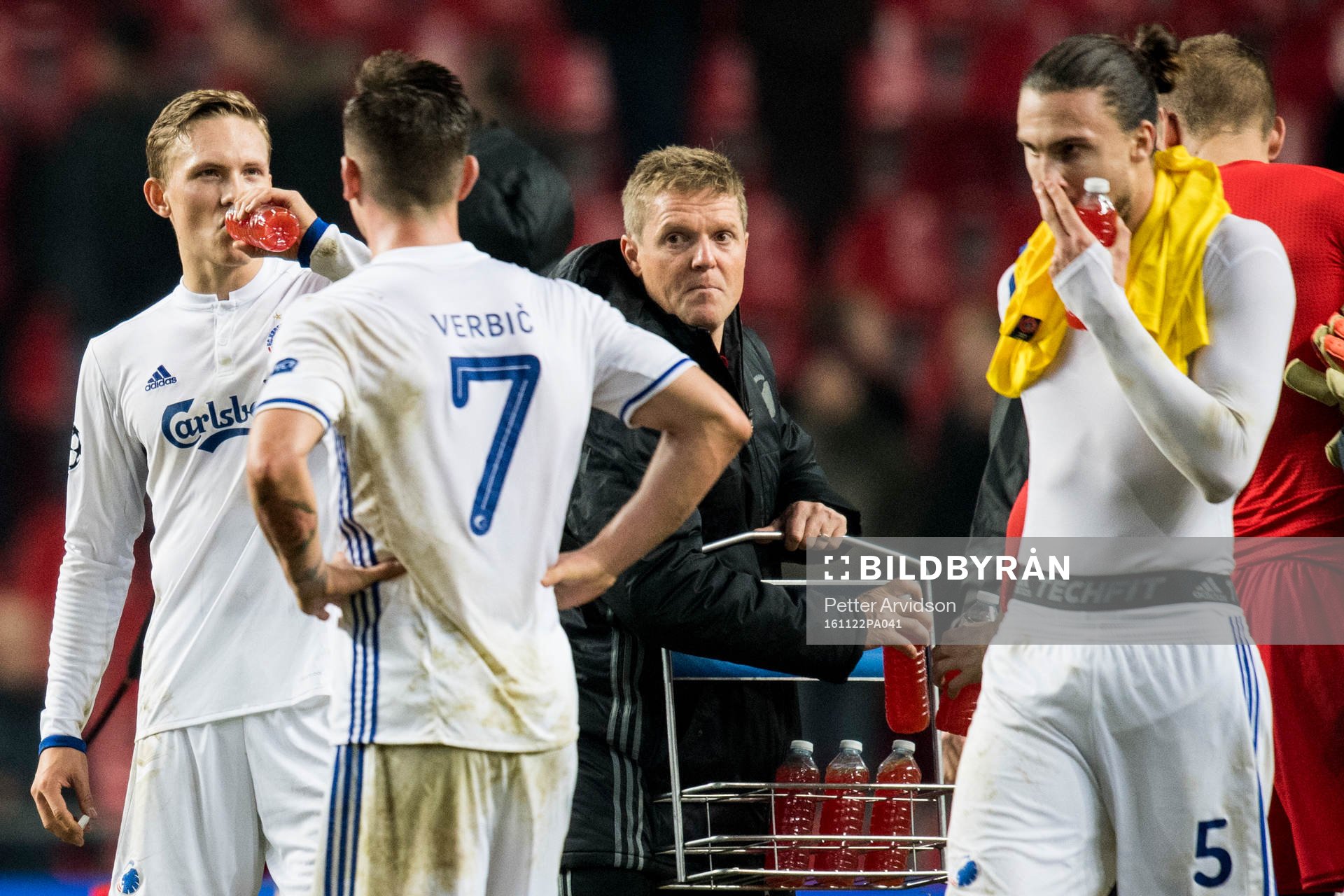 FC Köpenhamns Ludwig Augustinsson (tv) och Erik Johansson