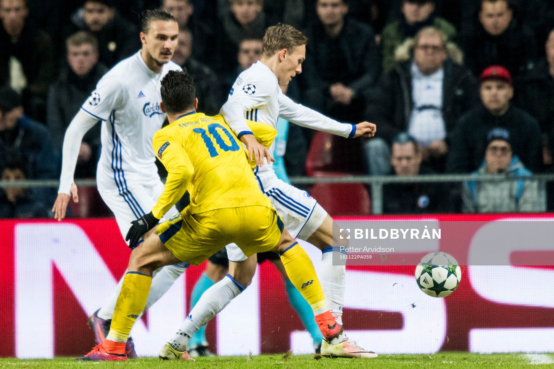 FC Köpenhamns Erik Johansson och Ludwig Augustinsson