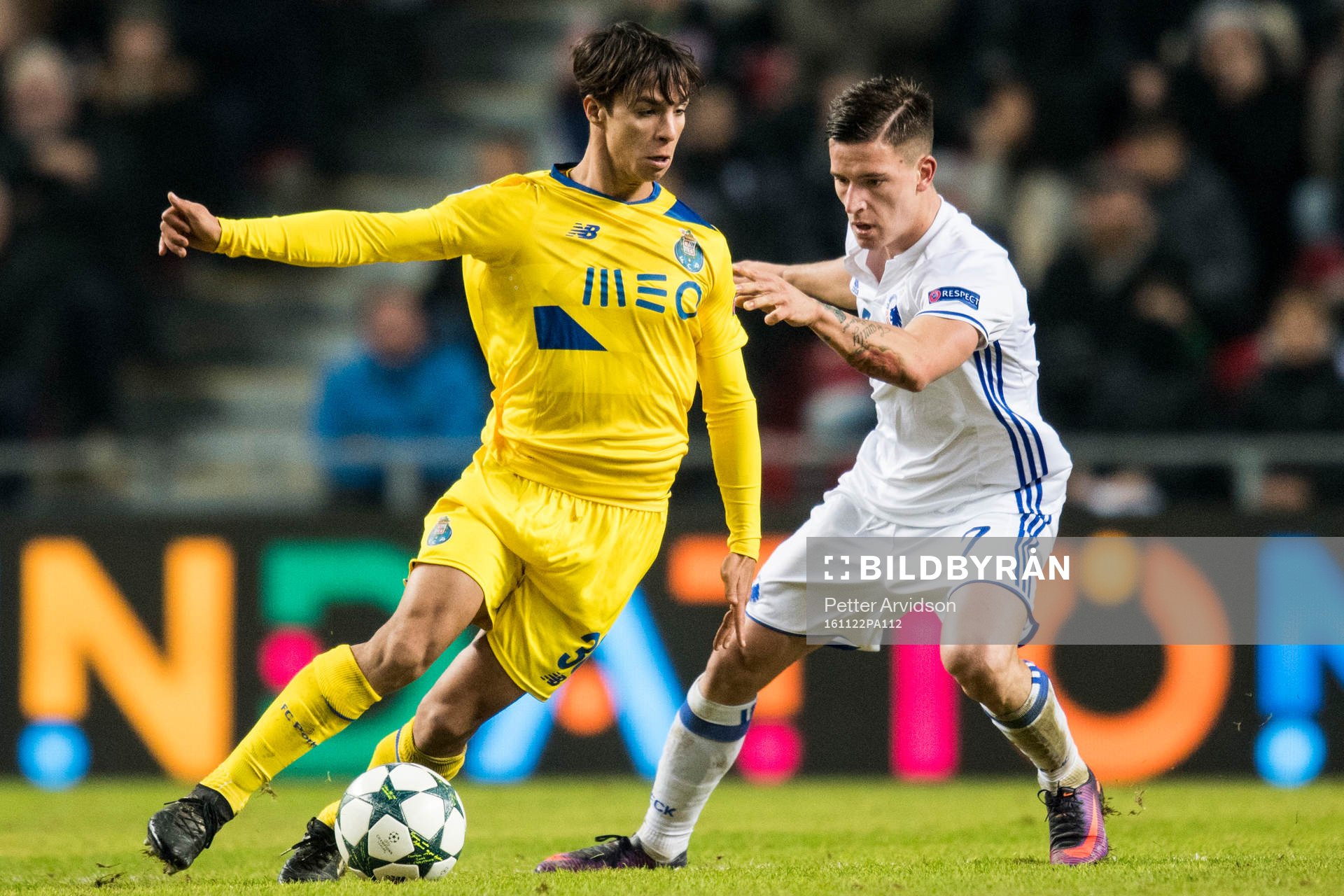 Portos Oliver Torres och FC Köpenhamns Benjamin Verbic