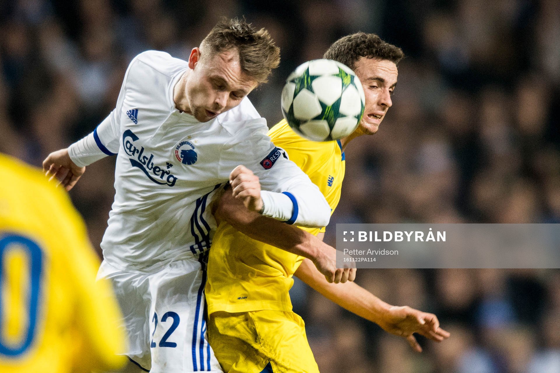 FC Köpenhamns Peter Ankersen och Portos Diogo Jota
