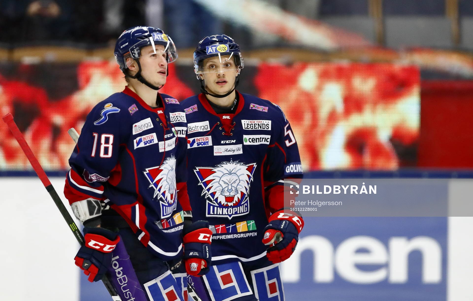 Linköpings Kristian Näkyvä och Jakob Lilja