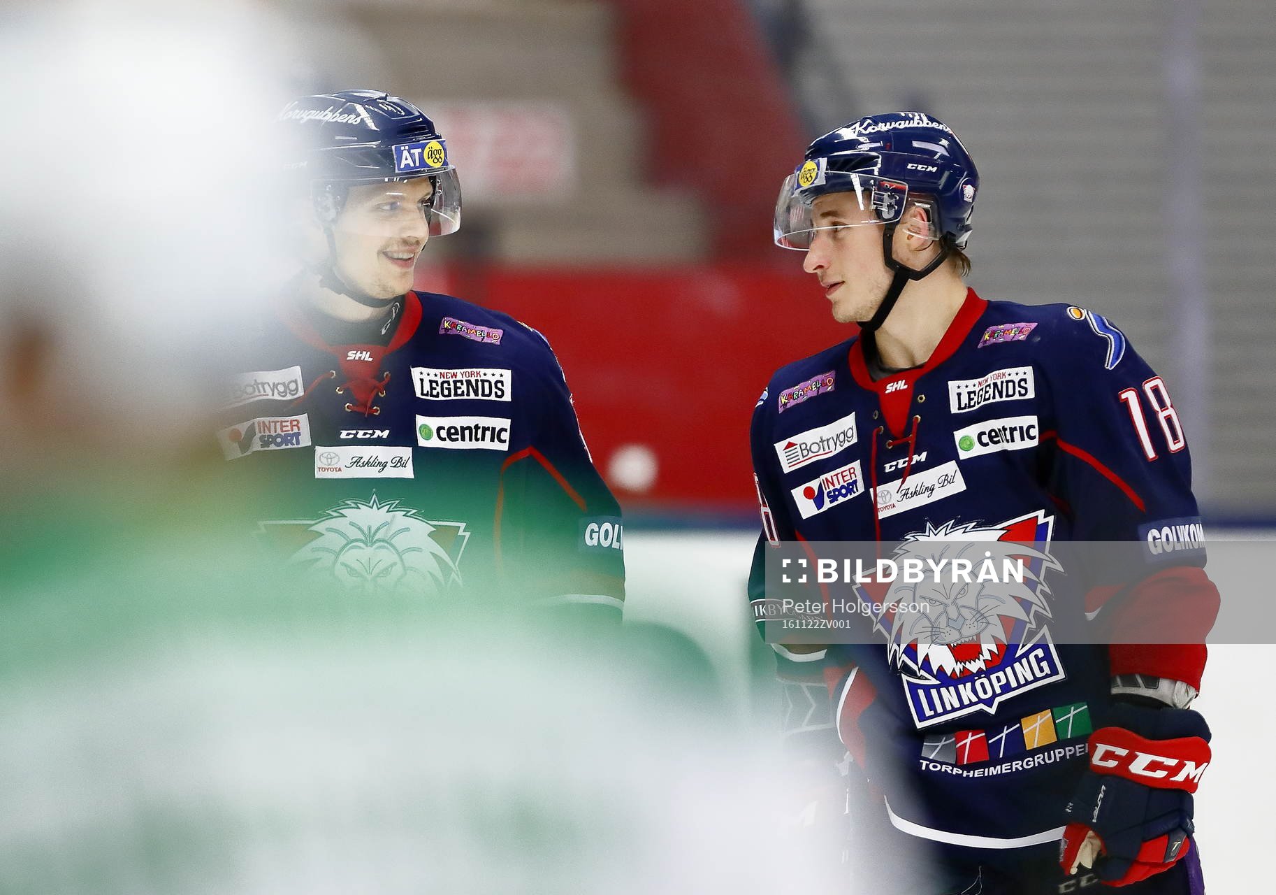 Linköpings Kristian Näkyvä och Jakob Lilja