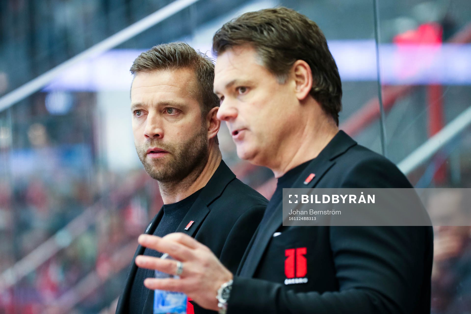 Örebros tränare Johan Tornberg och tränare Lars Ivarsson